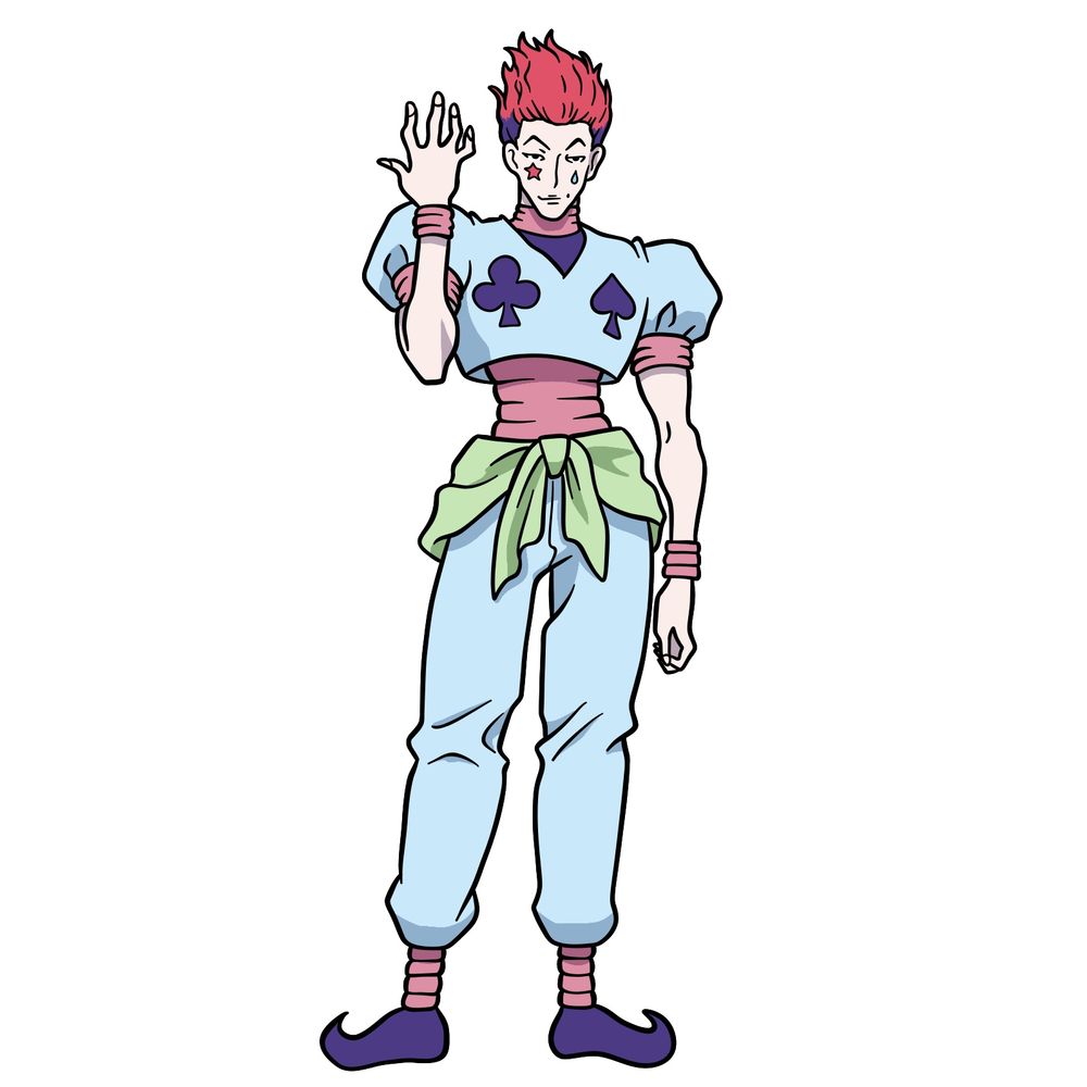 How to Draw Hisoka Morow from Hunter x Hunter - Full Body Guide