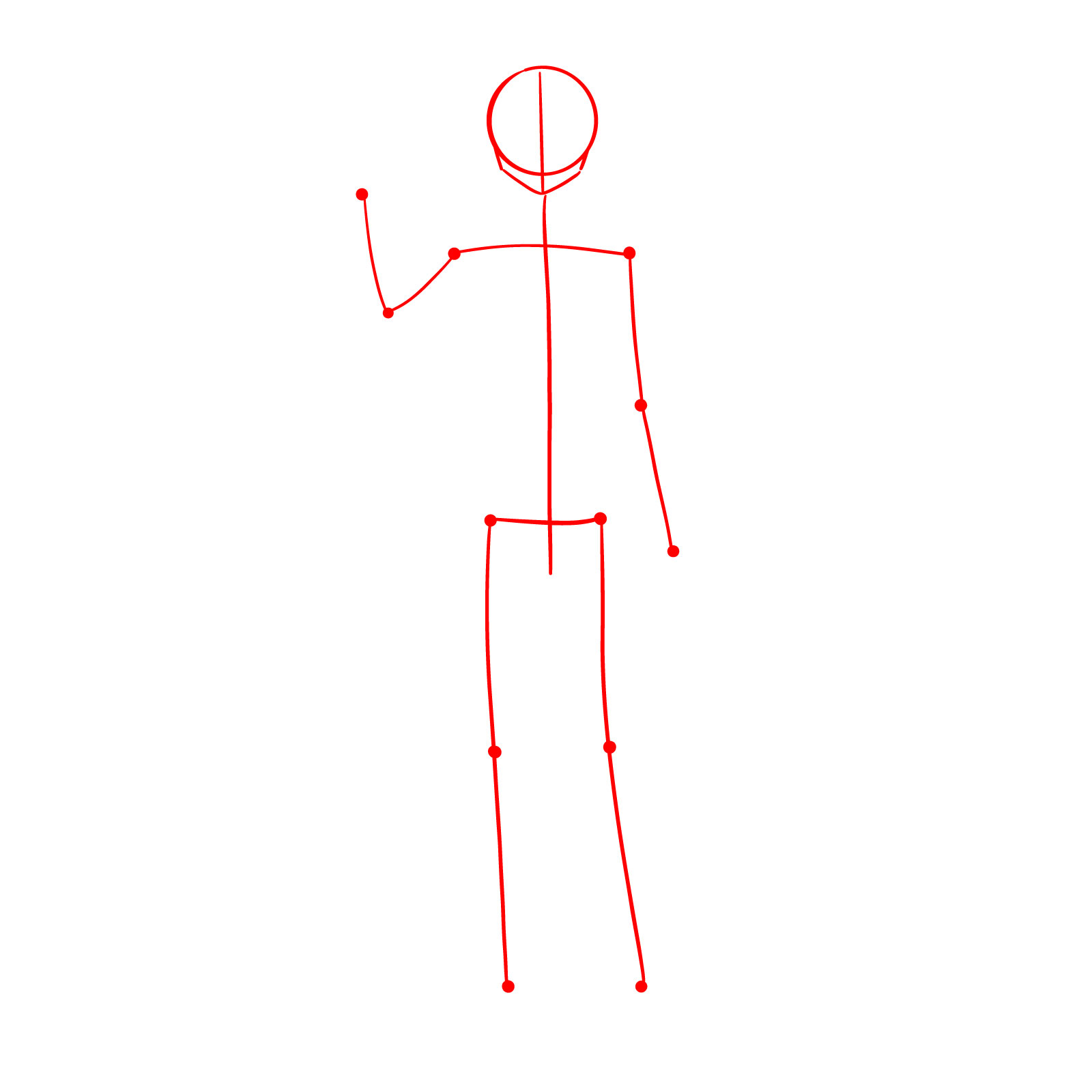 How to Draw Kurapika Full Body from Hunter x Hunter - step 01