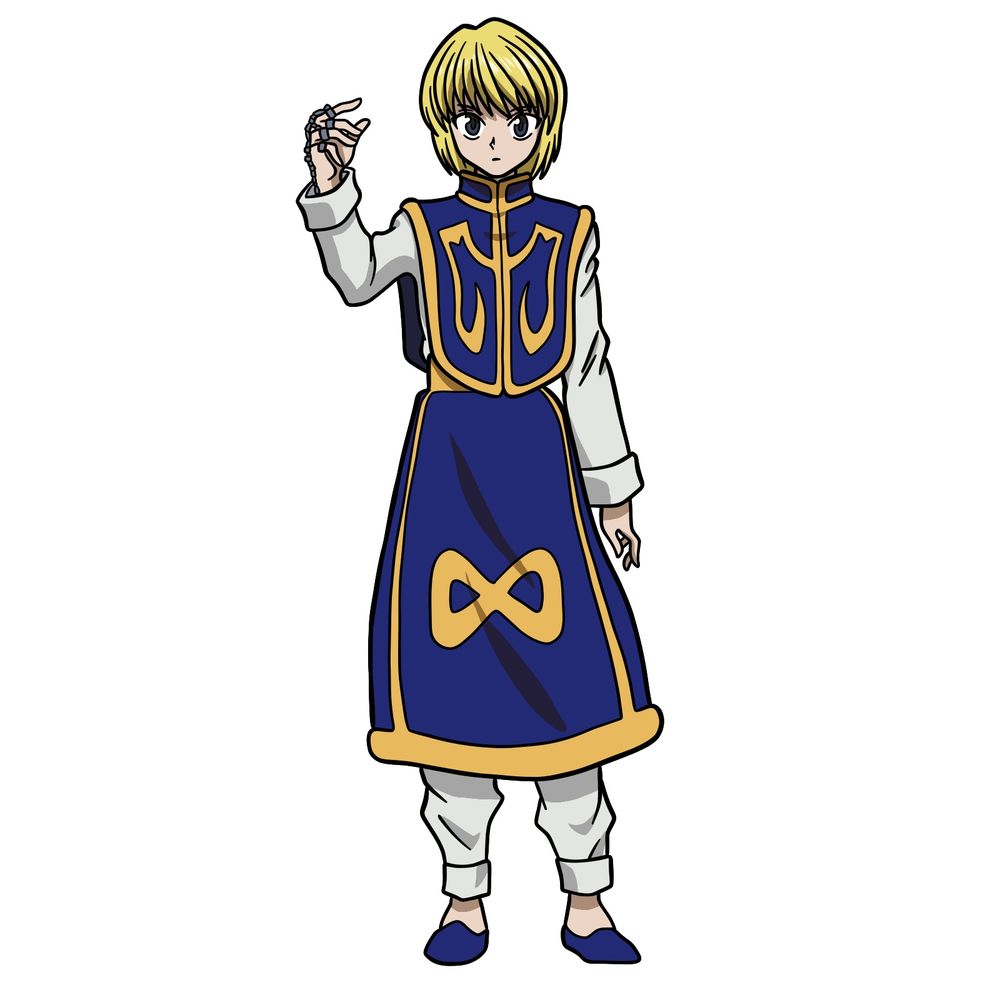 How to Draw Kurapika Full Body from Hunter x Hunter