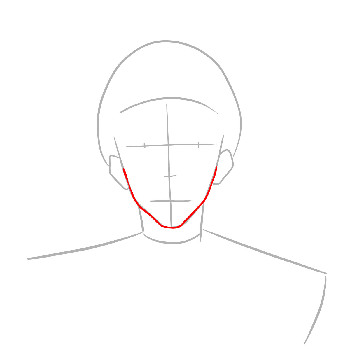 How to draw Kuraudo Kurashiki - step 04