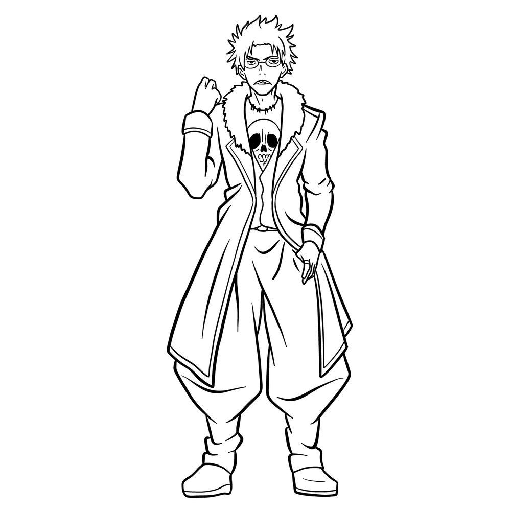 How to draw Kuraudo Kurashiki full body