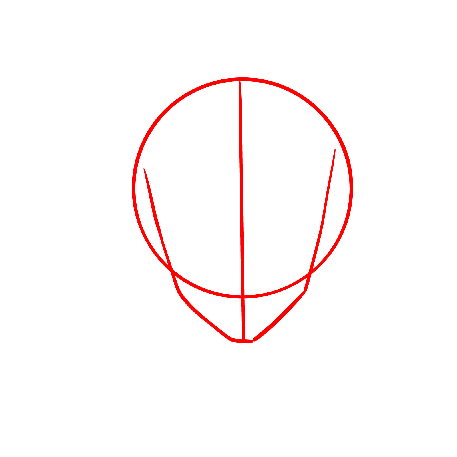 How to draw the face of Vi from Arcane - step 01