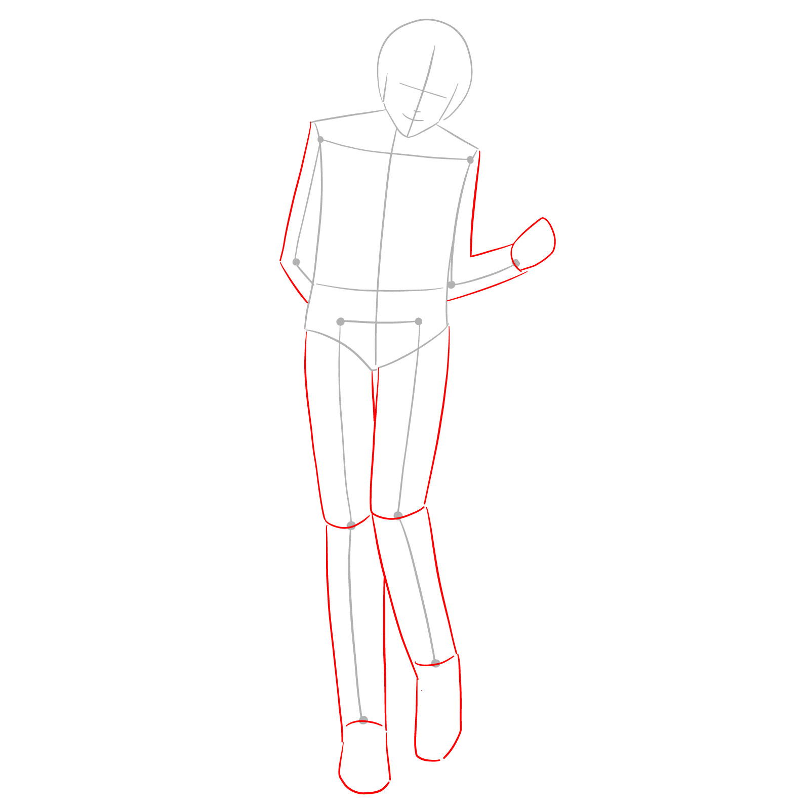 How to draw Himeno - Chainsaw Man - step 03