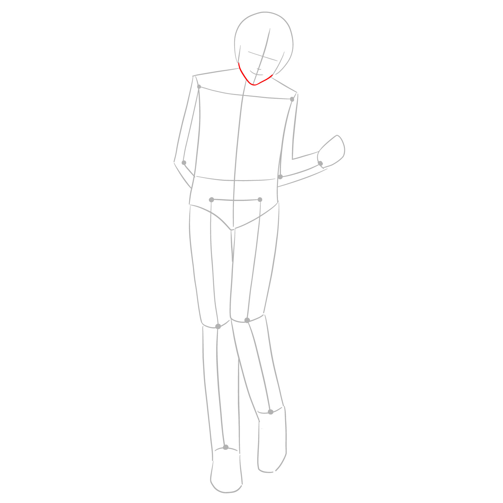 How to draw Himeno - Chainsaw Man - step 04