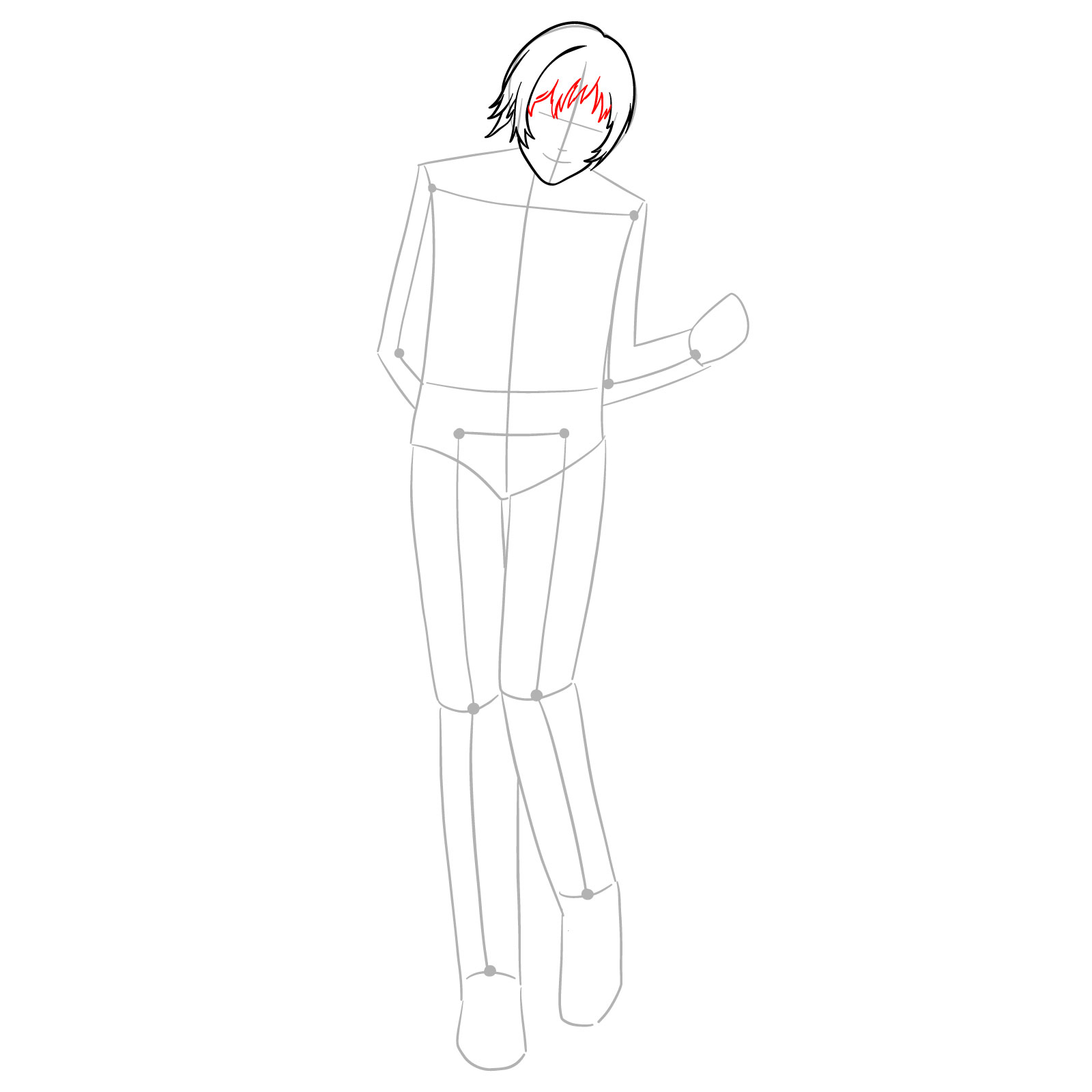 How to draw Himeno - Chainsaw Man - step 08