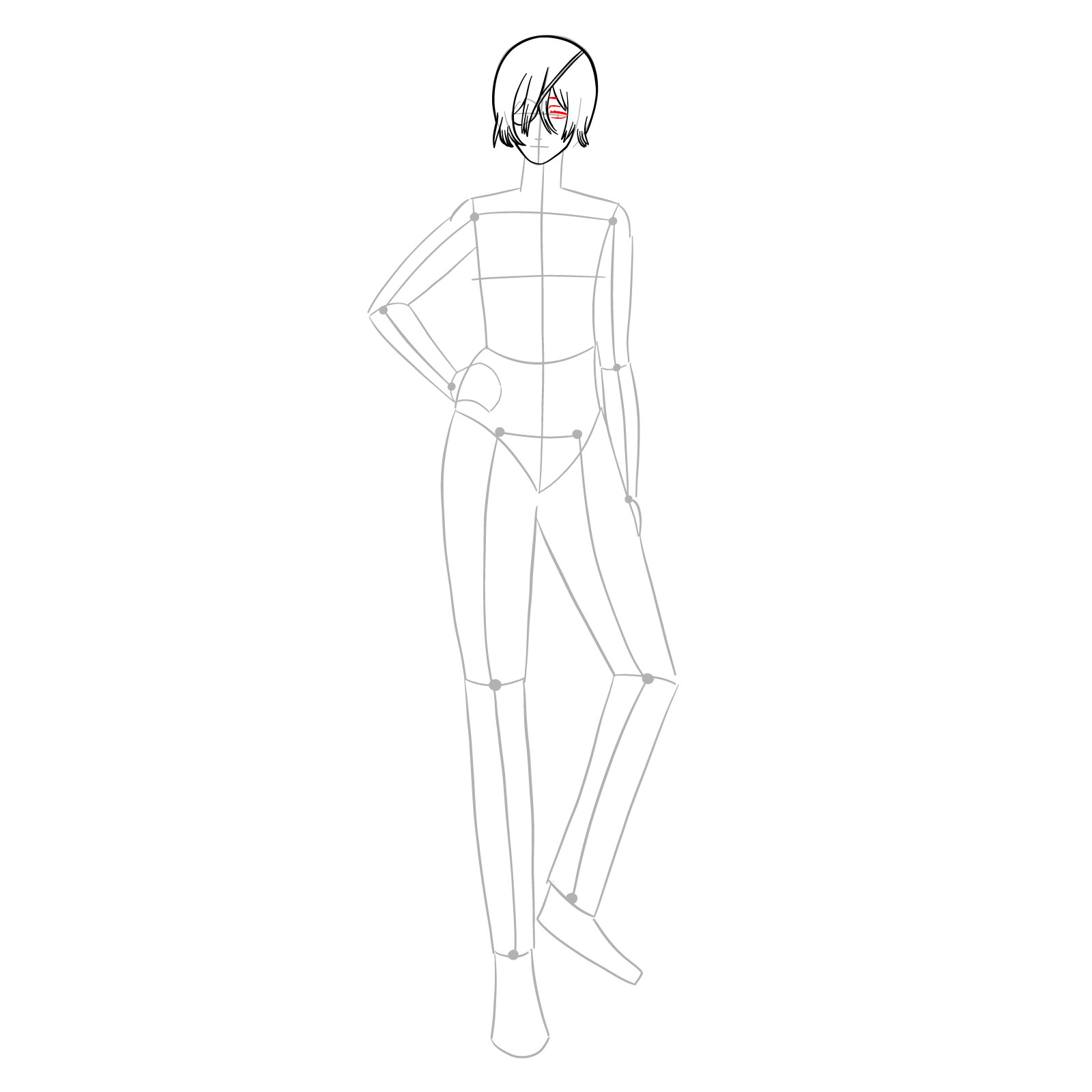 How to draw Quanxi from Chainsaw Man - step 10