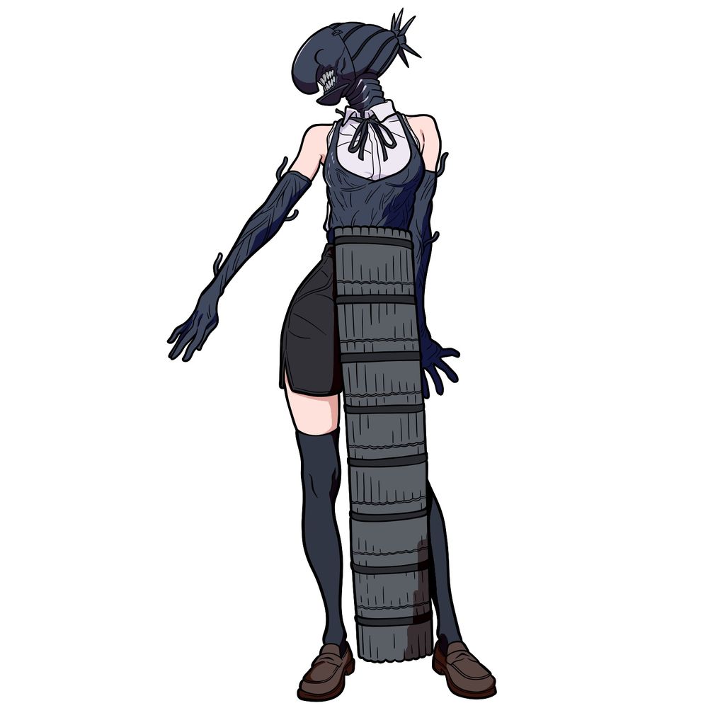 How to Draw Reze in Her Bomb Hybrid Form: Sketch Bomb Girl