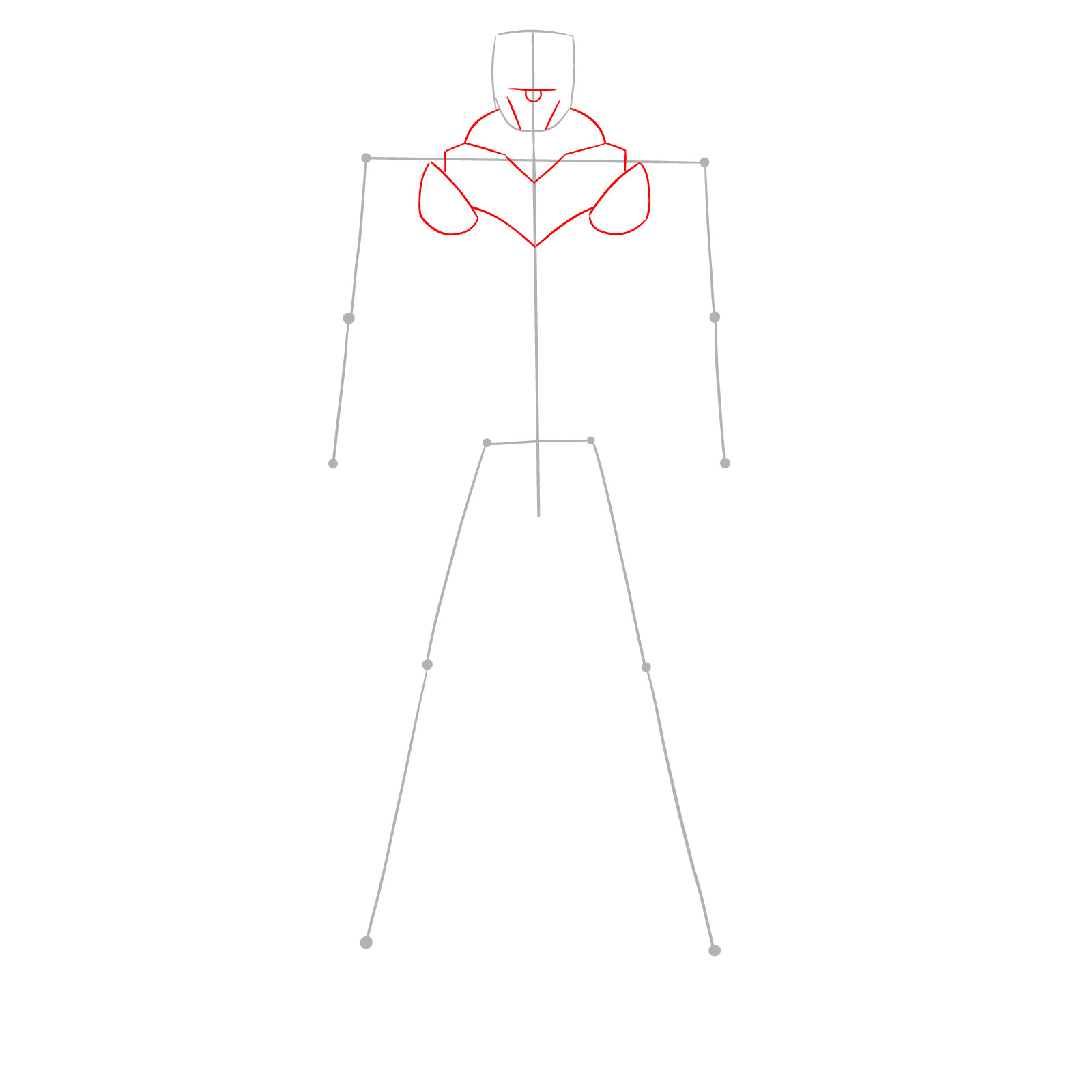How to Draw Evangelion Unit-00 (EVA-00) - step 02
