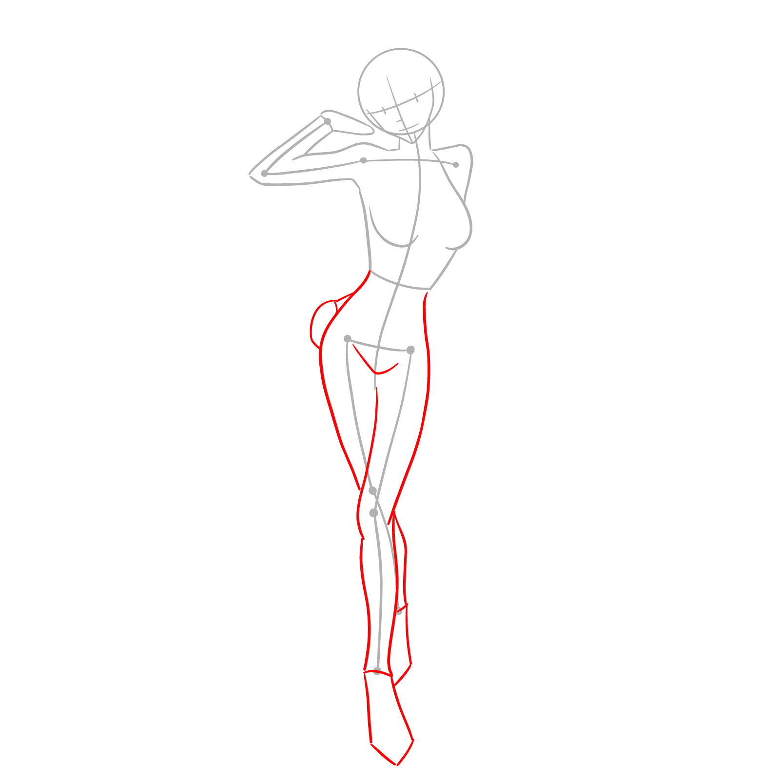 How to Draw Mari Makinami Illustrious in Plugsuit 3.333 - step 03