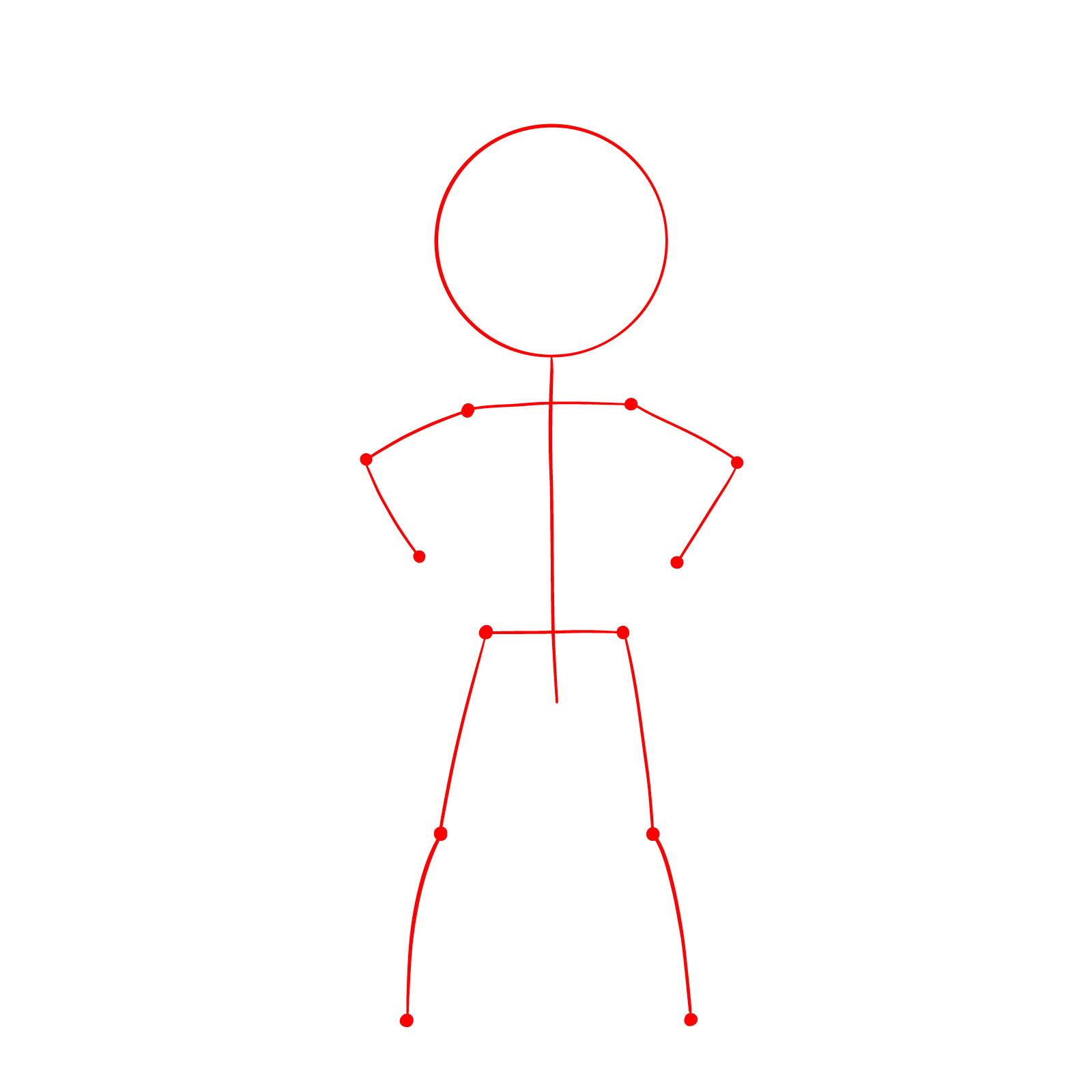 How to Draw Anya Forger full body - step 01
