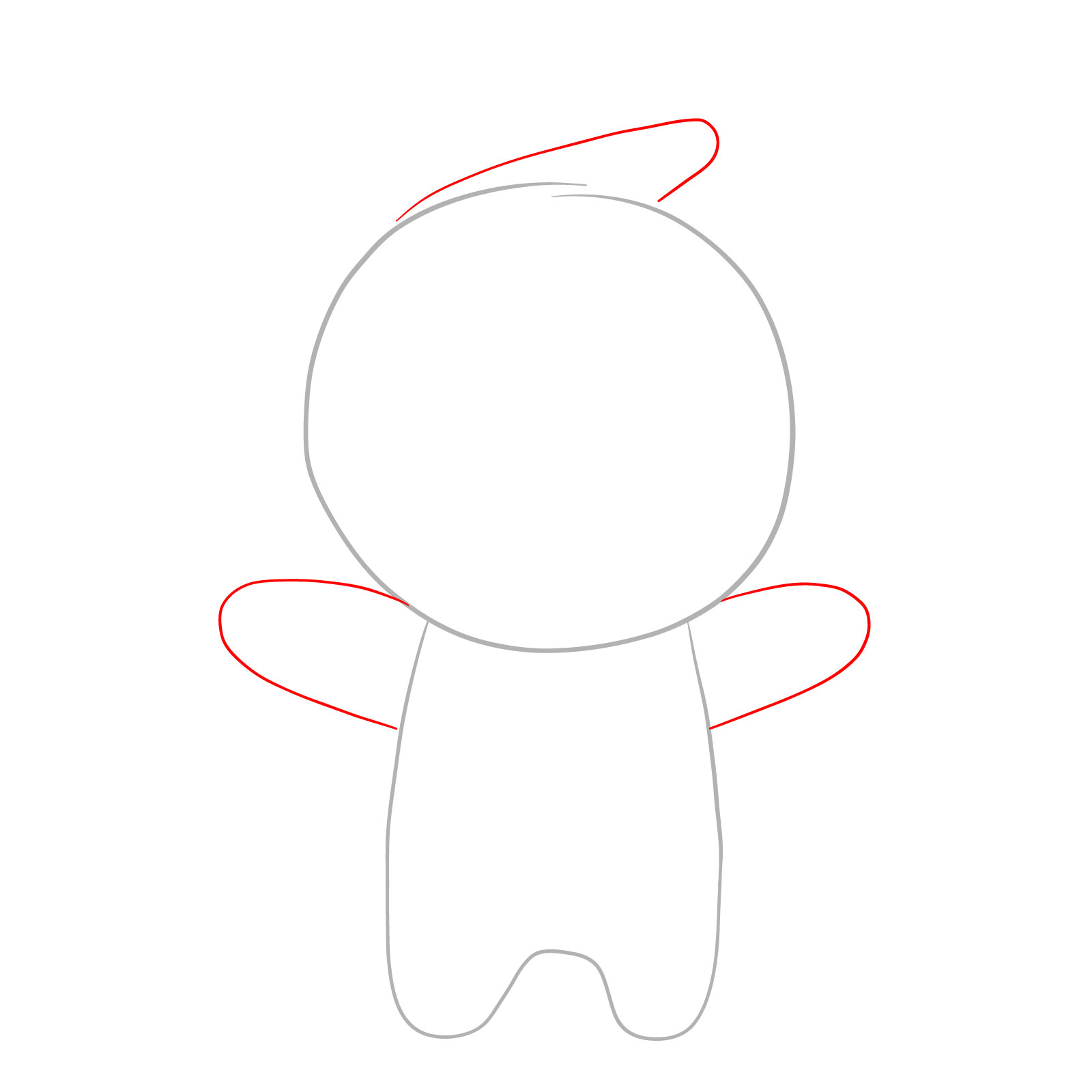 How to draw Dengakuman from Bobobo-bo Bo-bobo - step 02