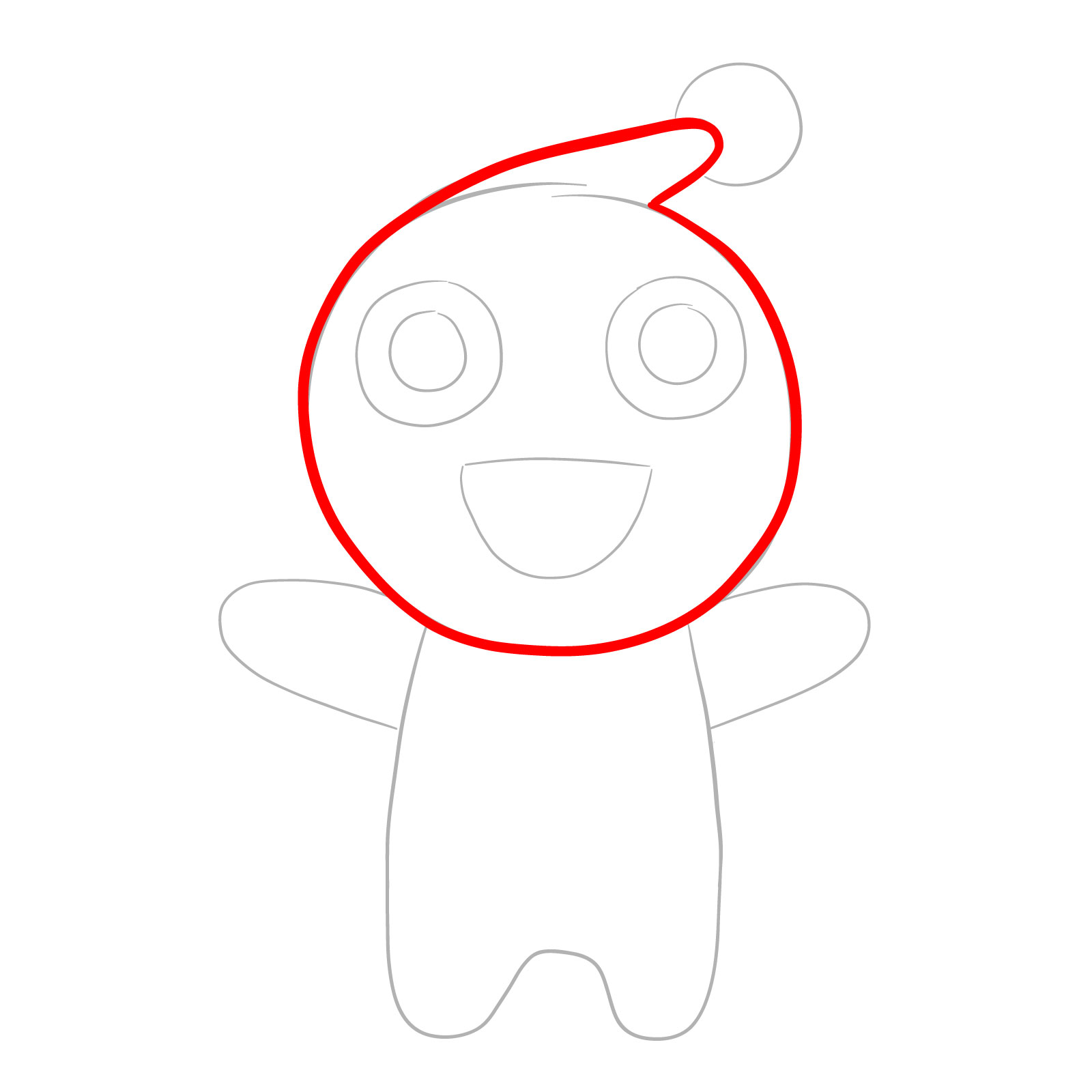 How to draw Dengakuman from Bobobo-bo Bo-bobo - step 04