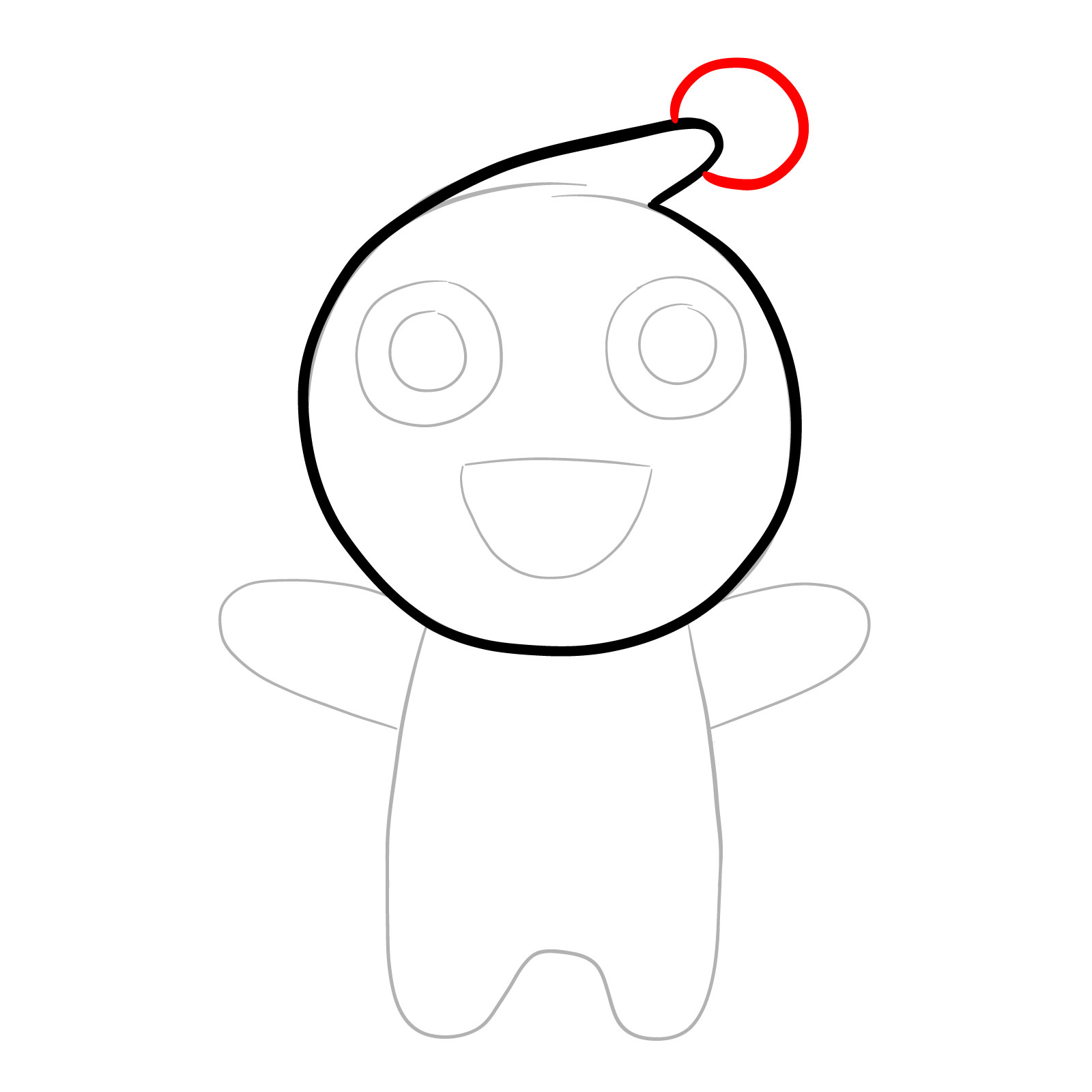 How to draw Dengakuman from Bobobo-bo Bo-bobo - step 05