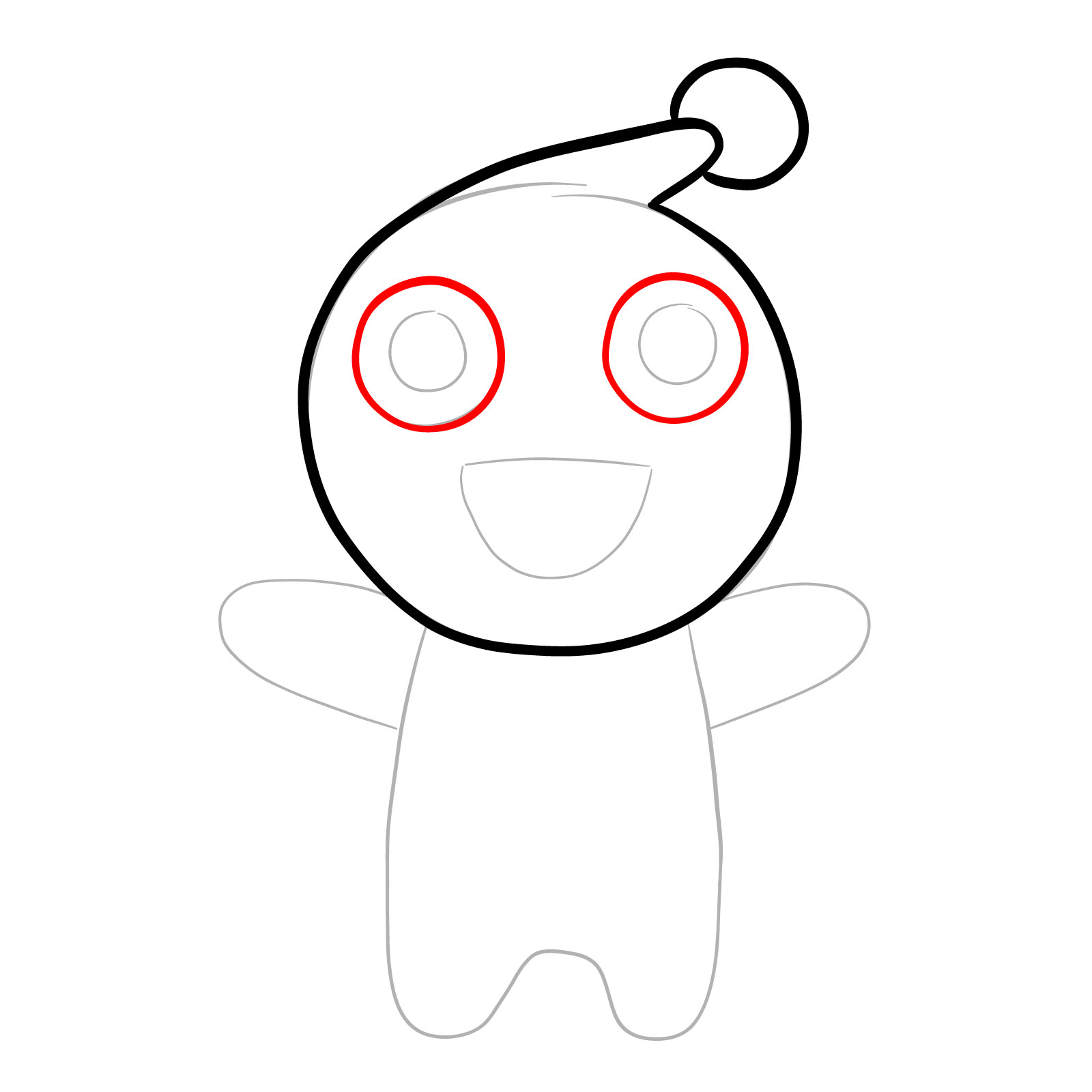 How to draw Dengakuman from Bobobo-bo Bo-bobo - step 06