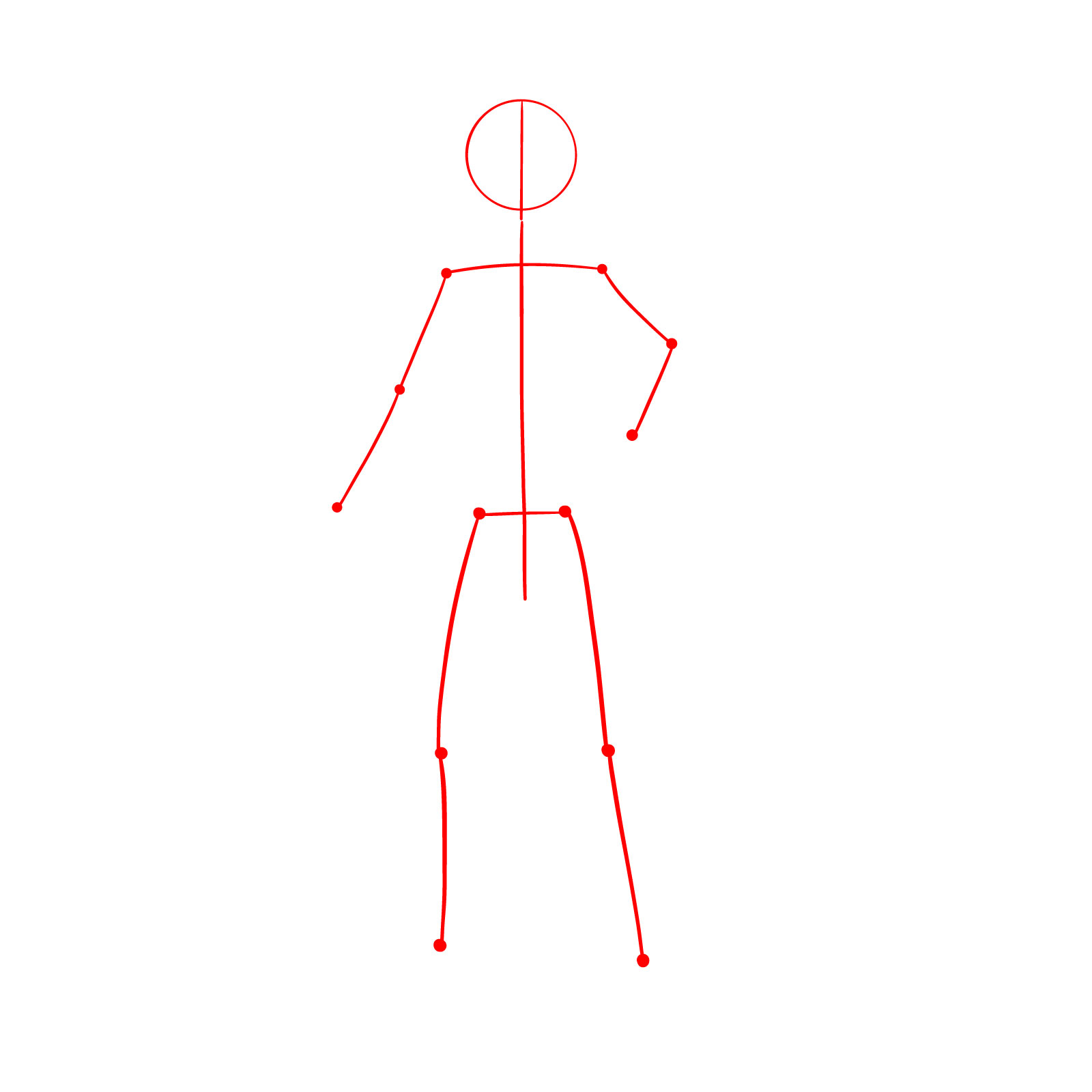 How to draw Beatrix Amerhauser full body from Zom 100 - step 01