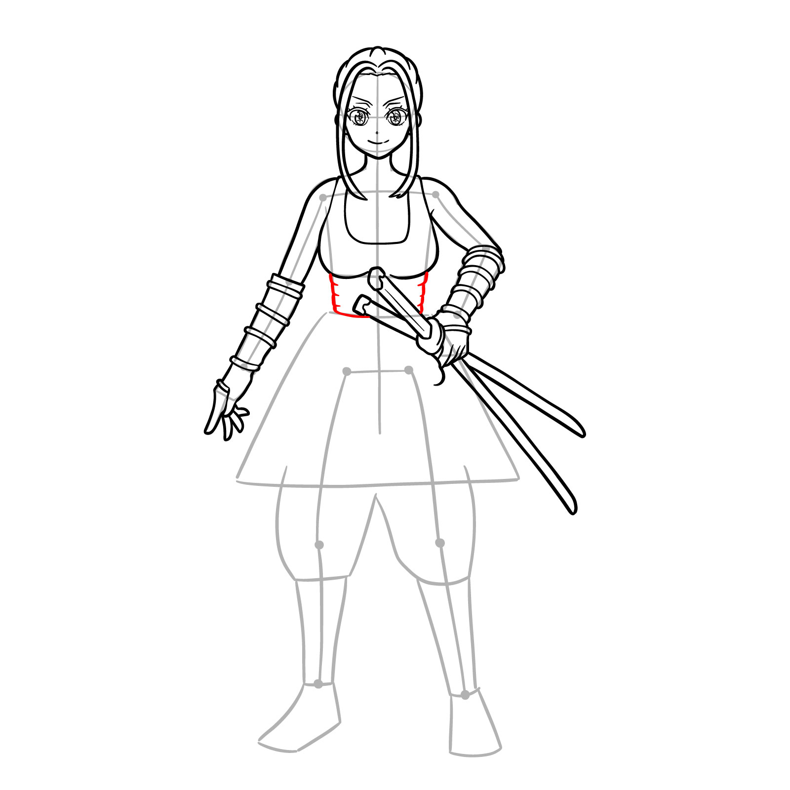 How to Draw Beatrix Amerhauser from Zom 100: Full Body Sketch