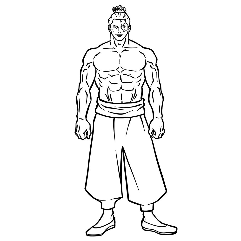 How to Draw Aoi Todo from Jujutsu Kaisen – An Easy Guide