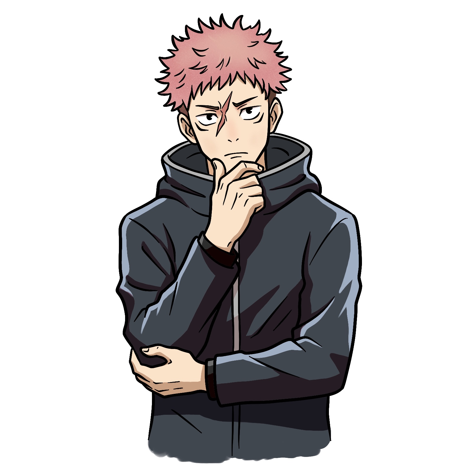 How to Draw Yuji Itadori from JJK Season 3 - final step