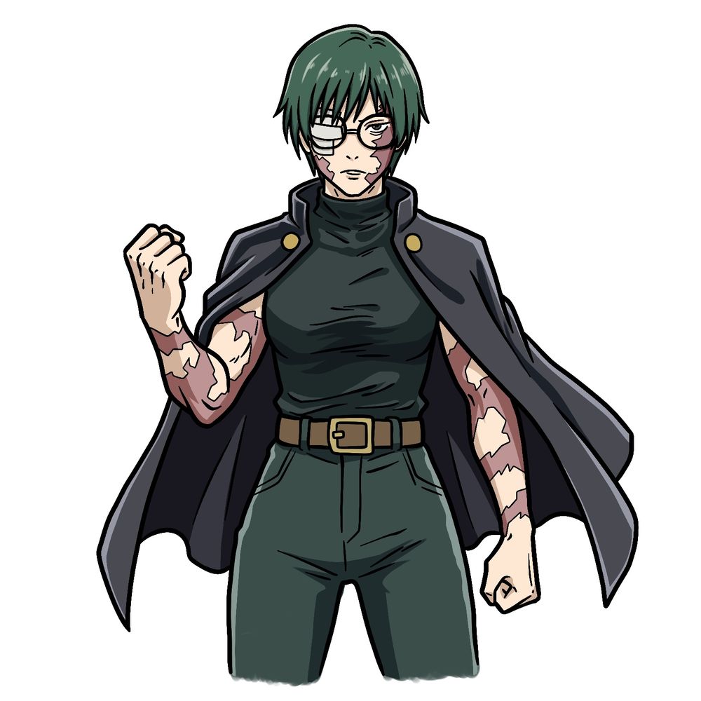 How to Draw Maki Zenin: Post-Shibuya Appearance Tutorial