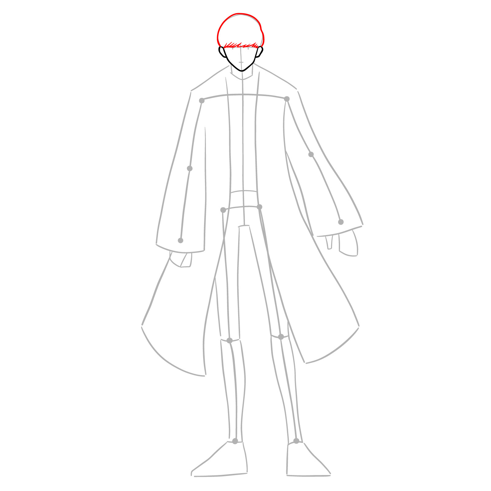 How to Draw Mash from Mashle StepbyStep Full Body Drawing