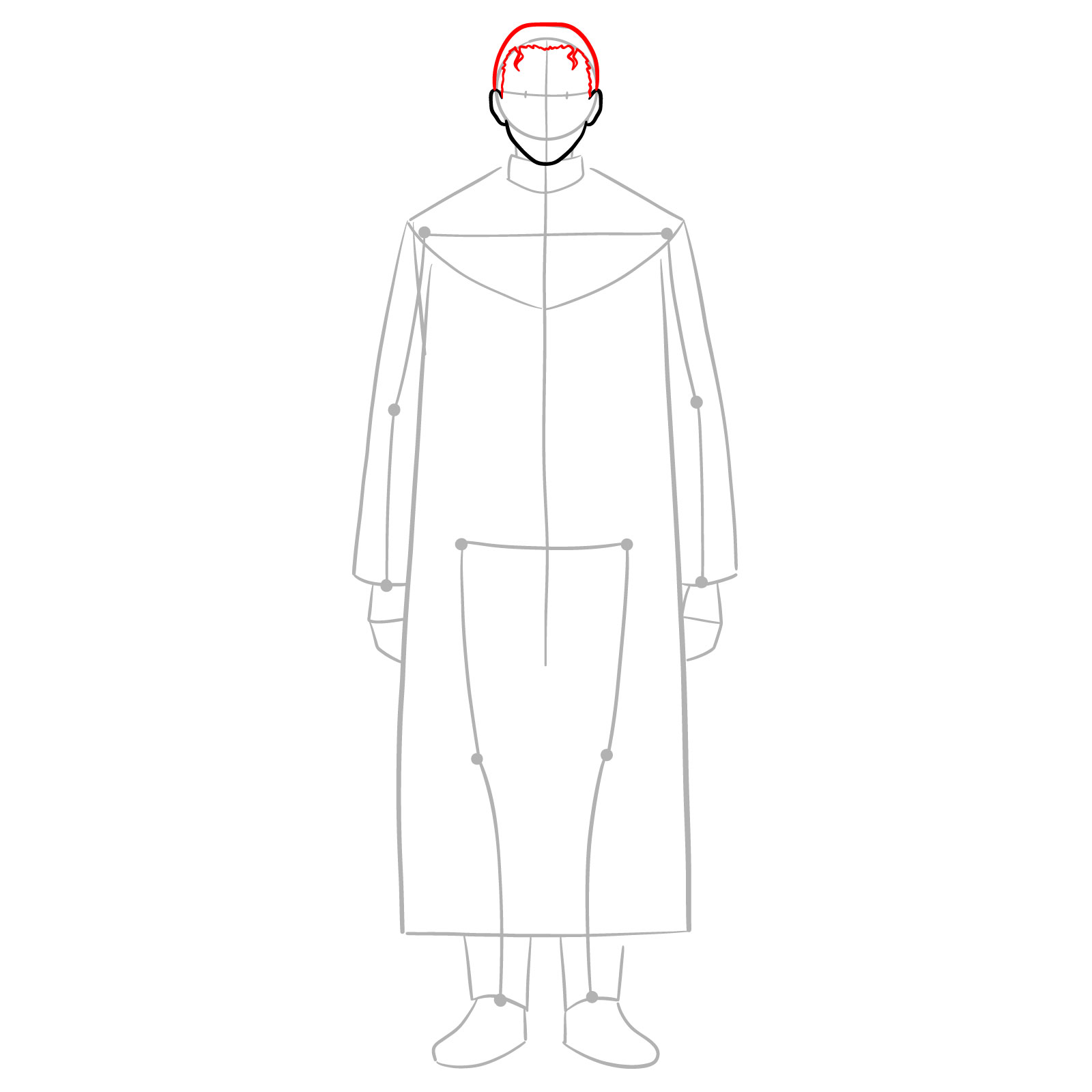 How to Draw Heiter Full Body from Frieren - step 05