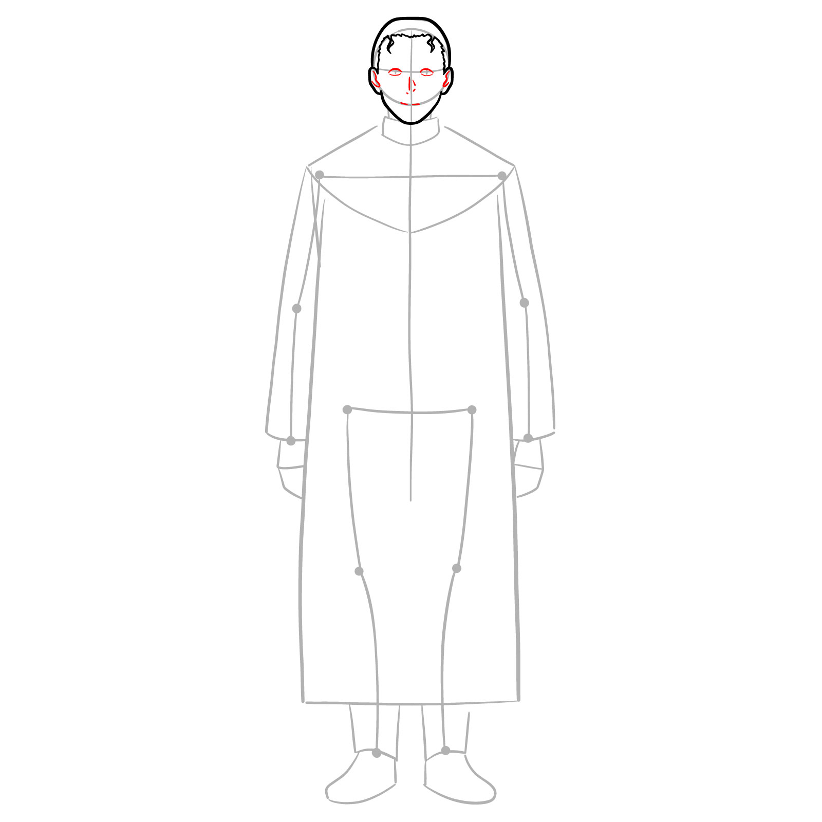 How to Draw Heiter Full Body from Frieren - step 06