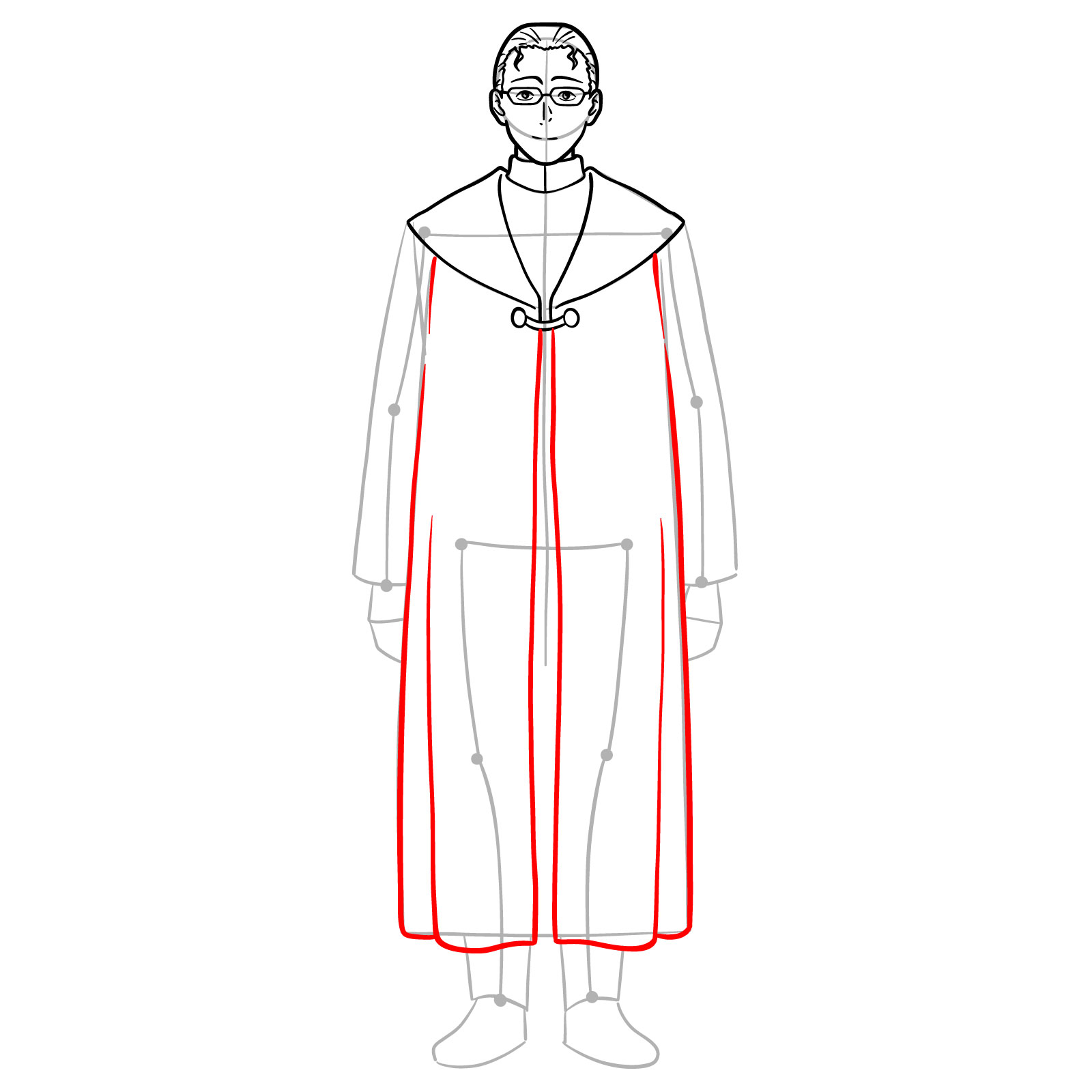 How to Draw Heiter Full Body from Frieren - step 11