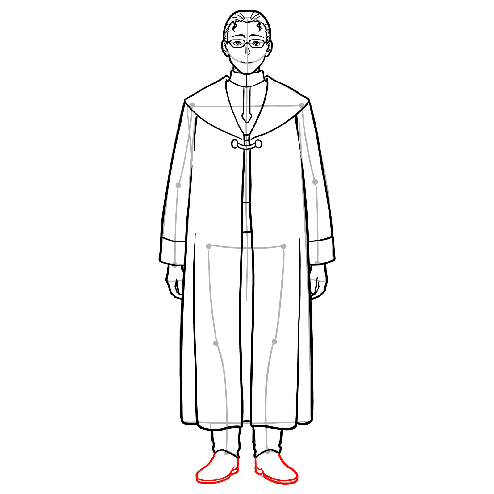 How to Draw Heiter Full Body from Frieren - step 15