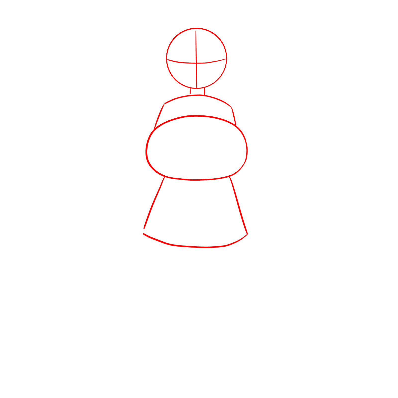 How to Draw Ilulu from Miss Kobayashi’s Dragon Maid - step 01