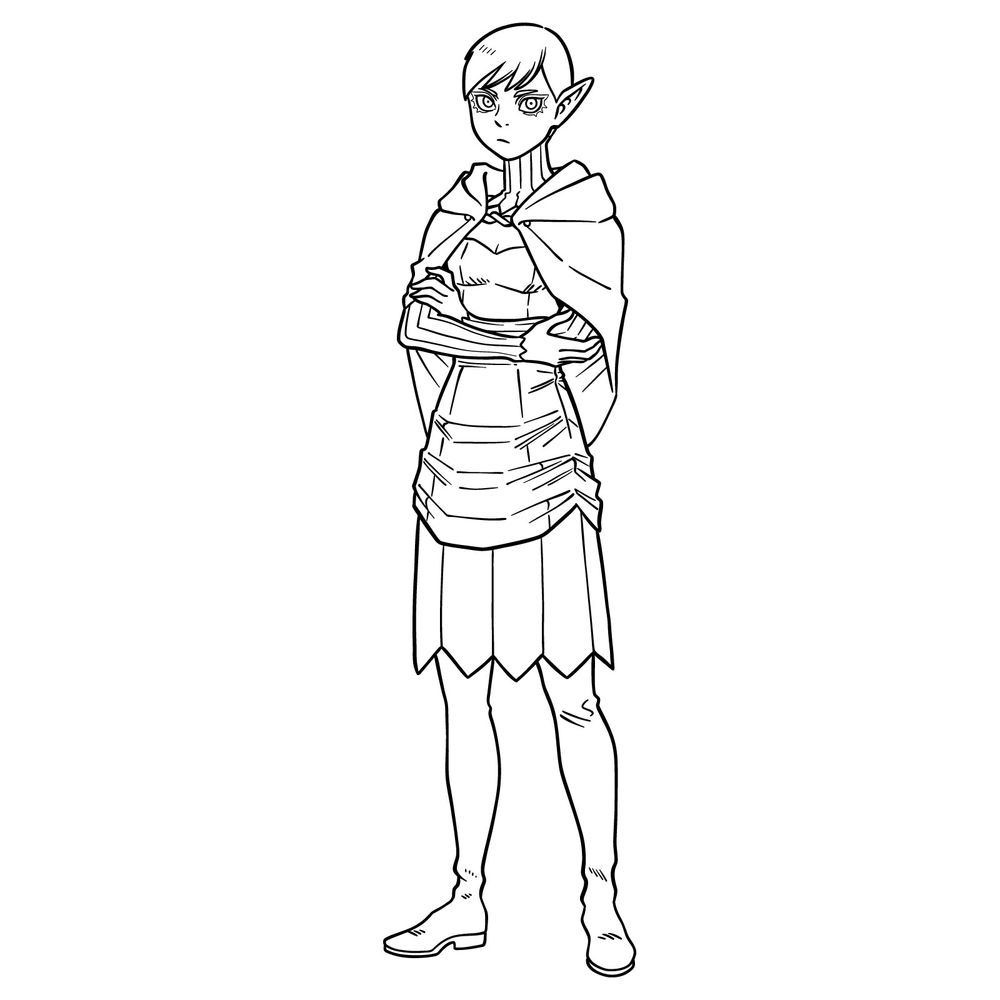 How to Draw Flamela: A Dungeon Meshi Character Tutorial