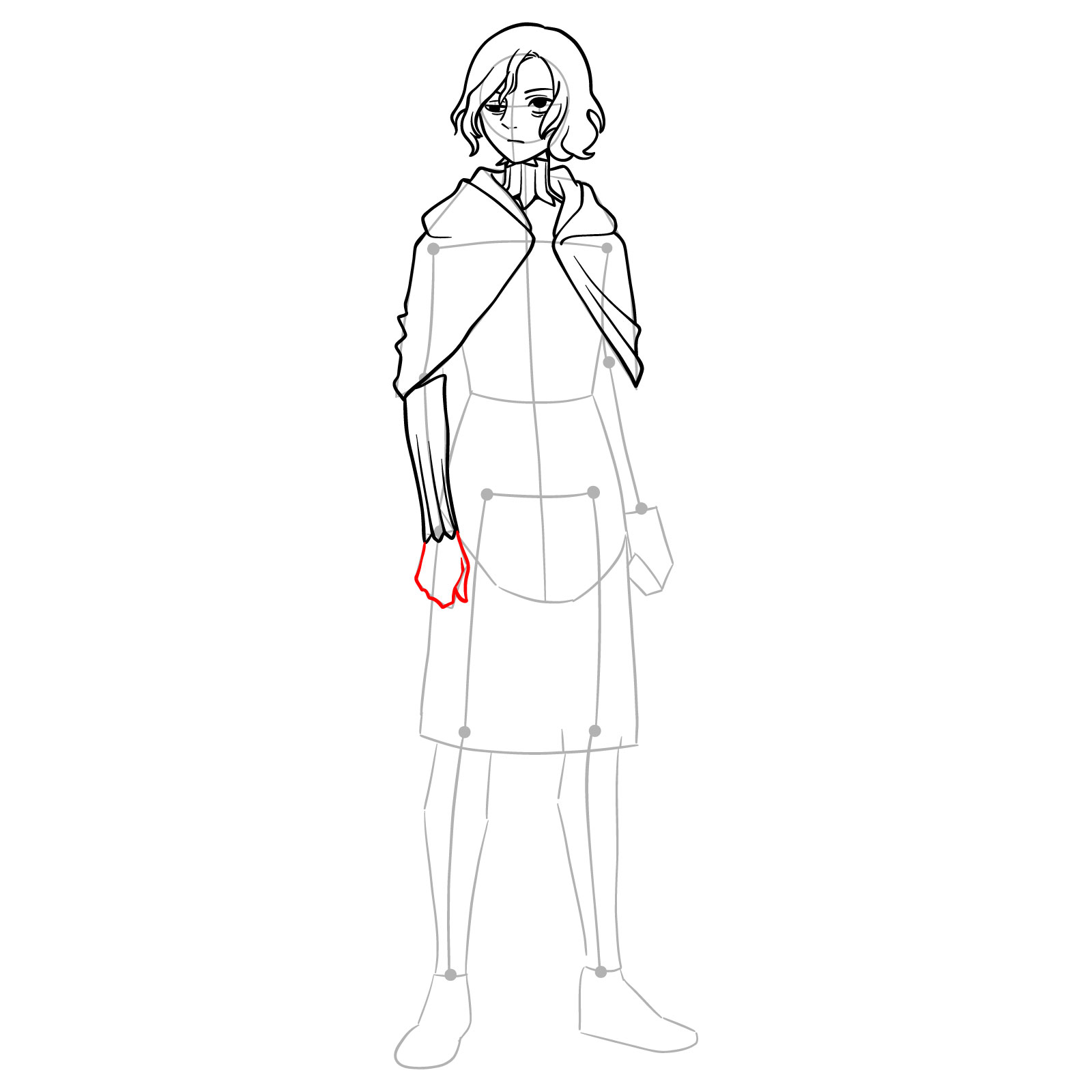 How to draw Mithrun from Dungeon Meshi - step 11