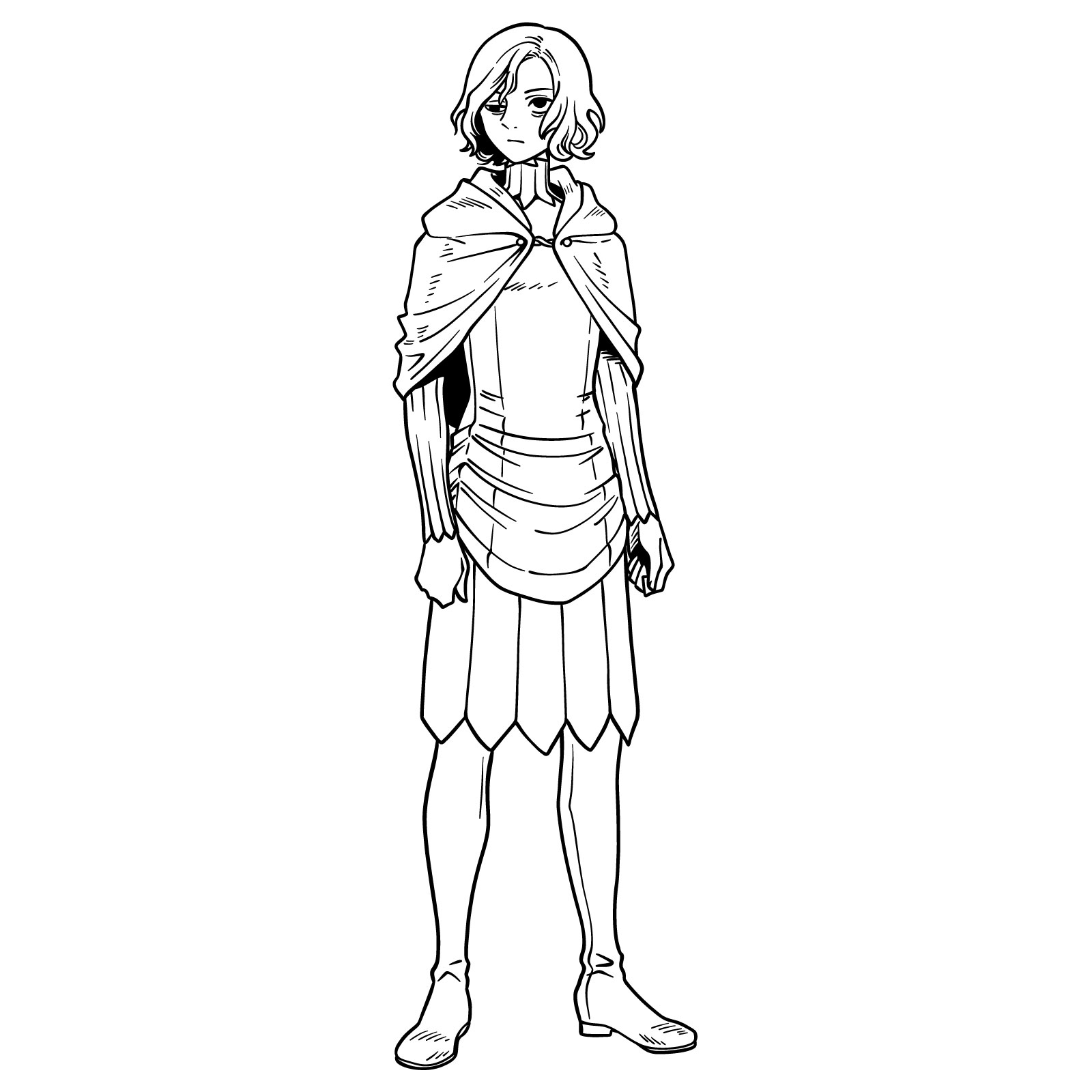 Easy drawing of Mithrun from Dungeon Meshi - final step