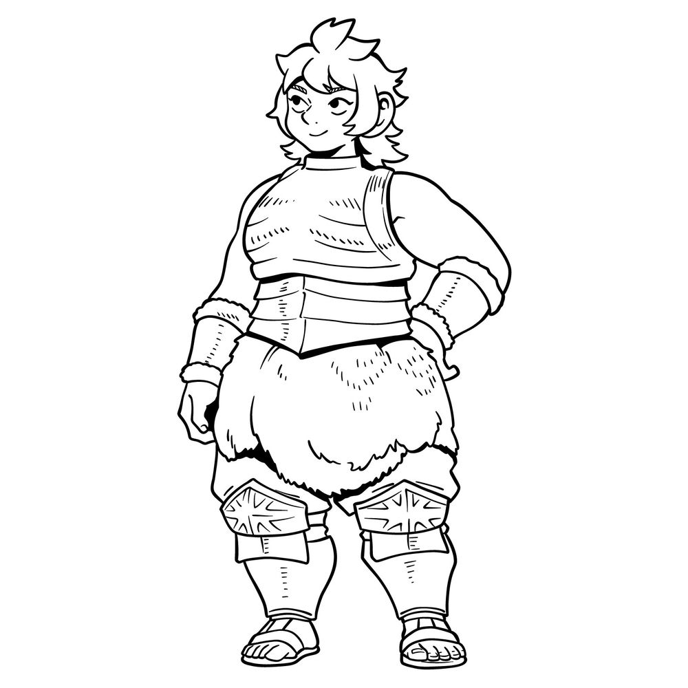 How to Draw Namari from Delicious in Dungeon