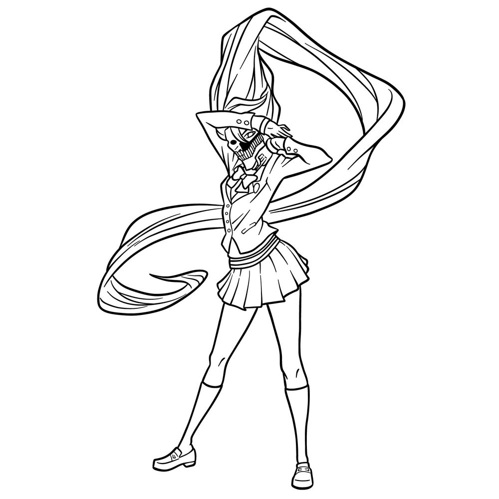 How to Draw Aira Shiratori’s Acrobatic Silky Yokai Form