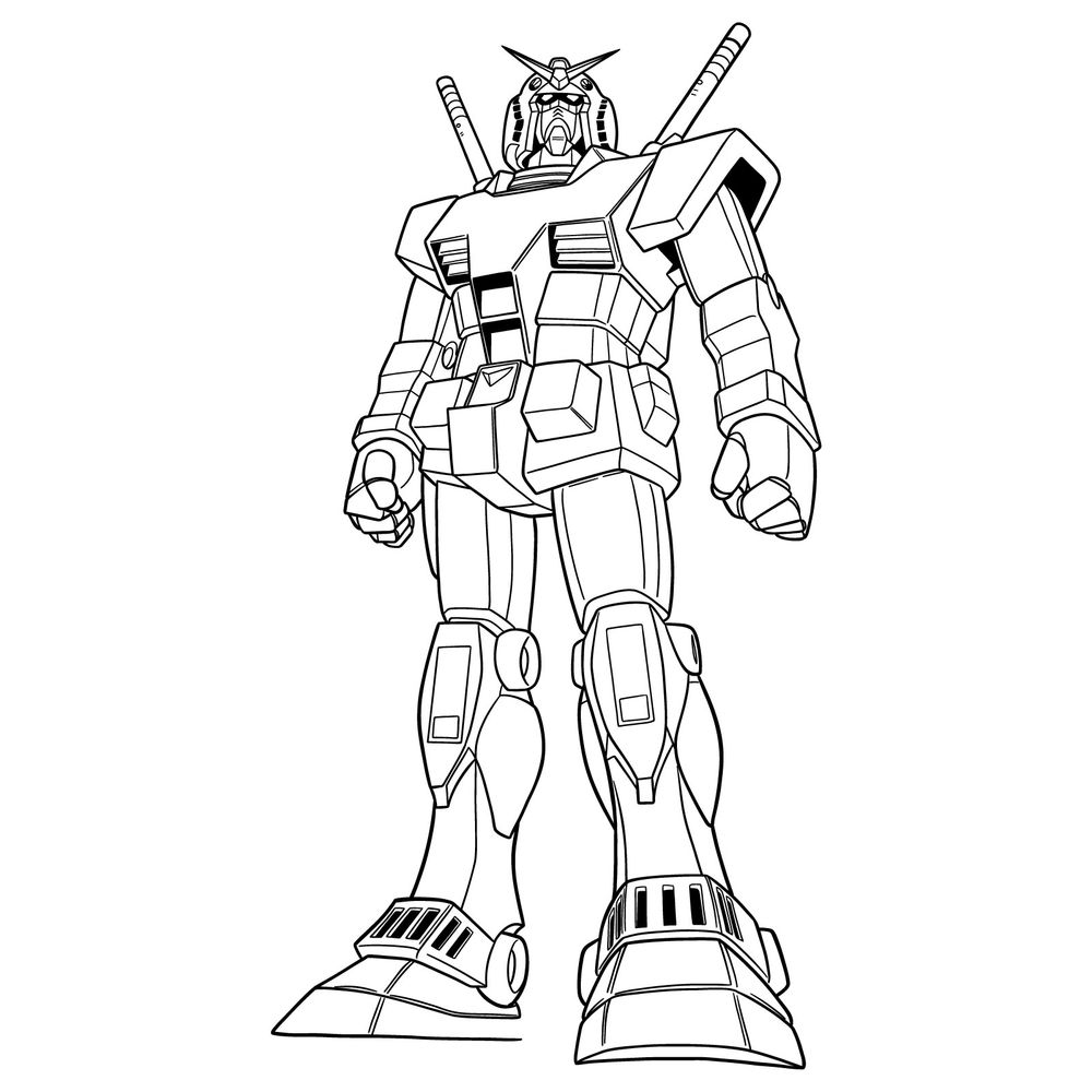 How to Draw RX-78-1 Prototype Gundam: Full Guide