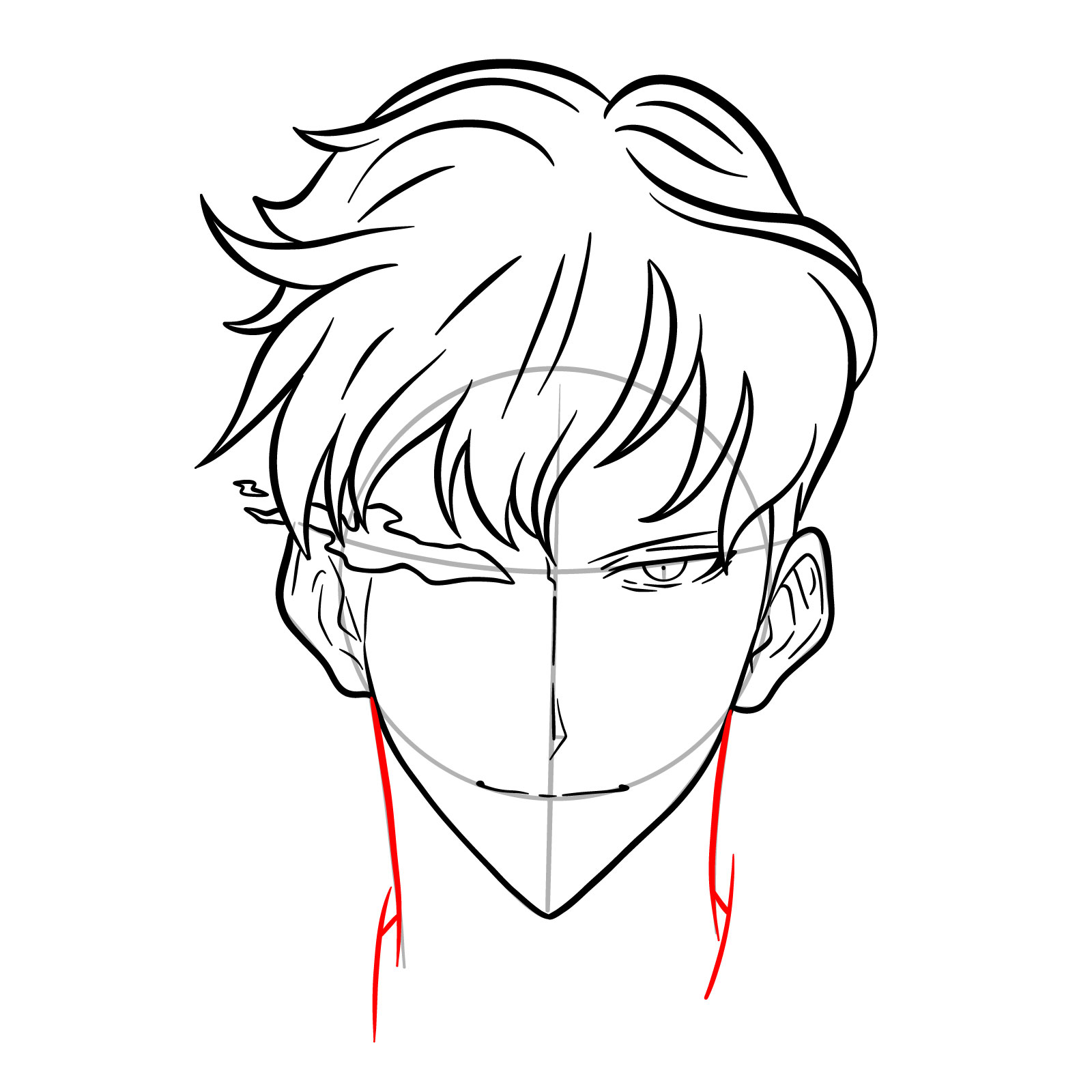 How to Draw Sung Jinwoo (Solo Leveling S2) - step 15