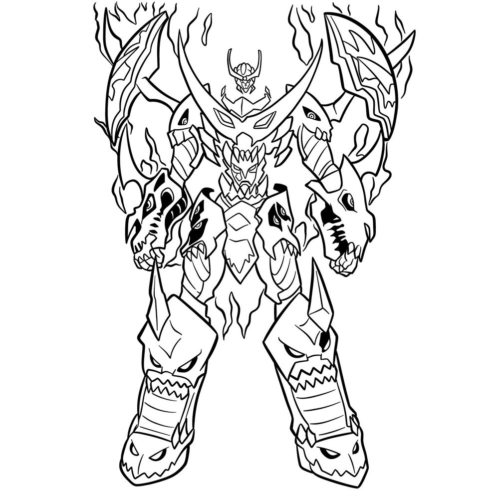 How to Draw Tengen Toppa Gurren Lagann Final Form Mecha