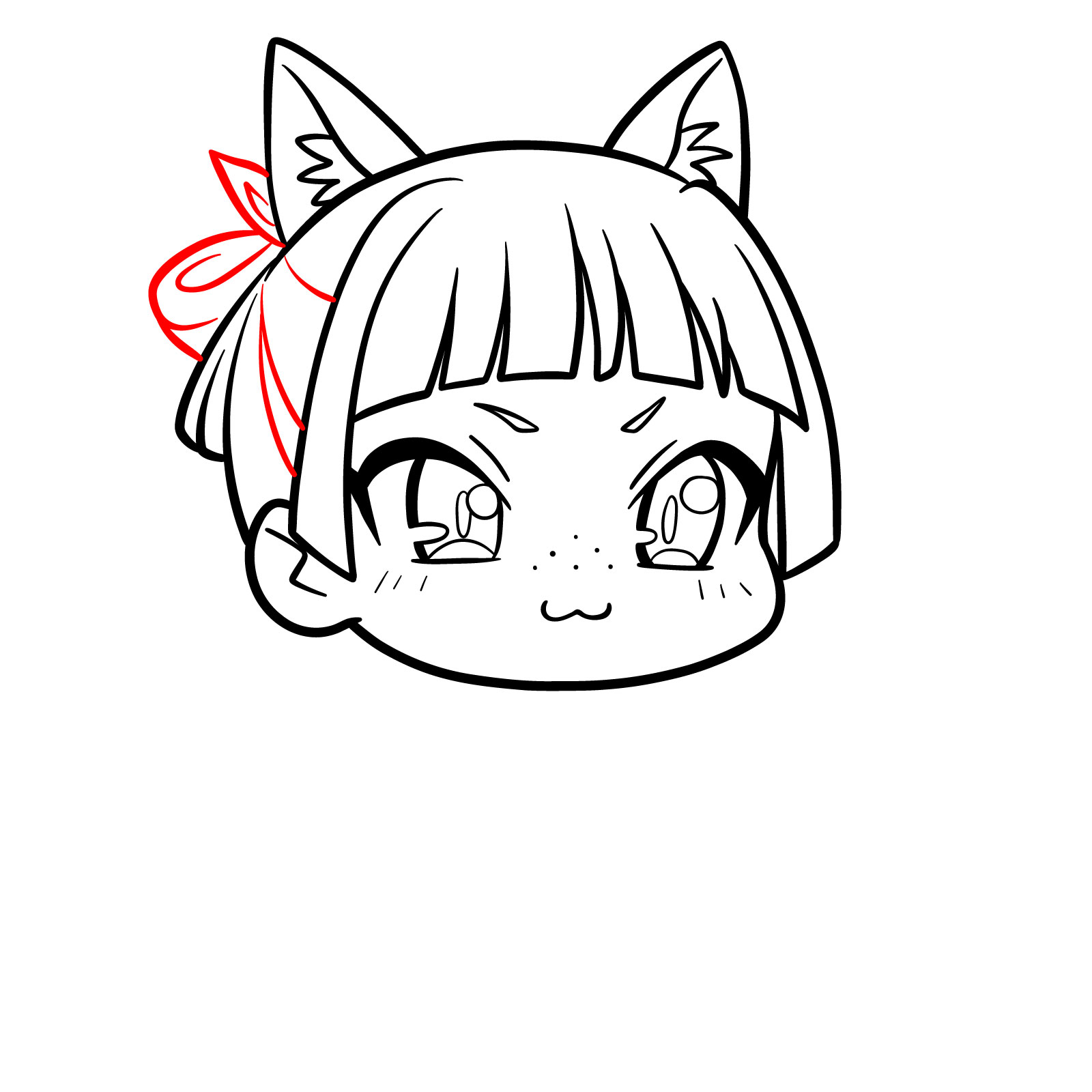 How to Draw Chibi Maomao - step 10