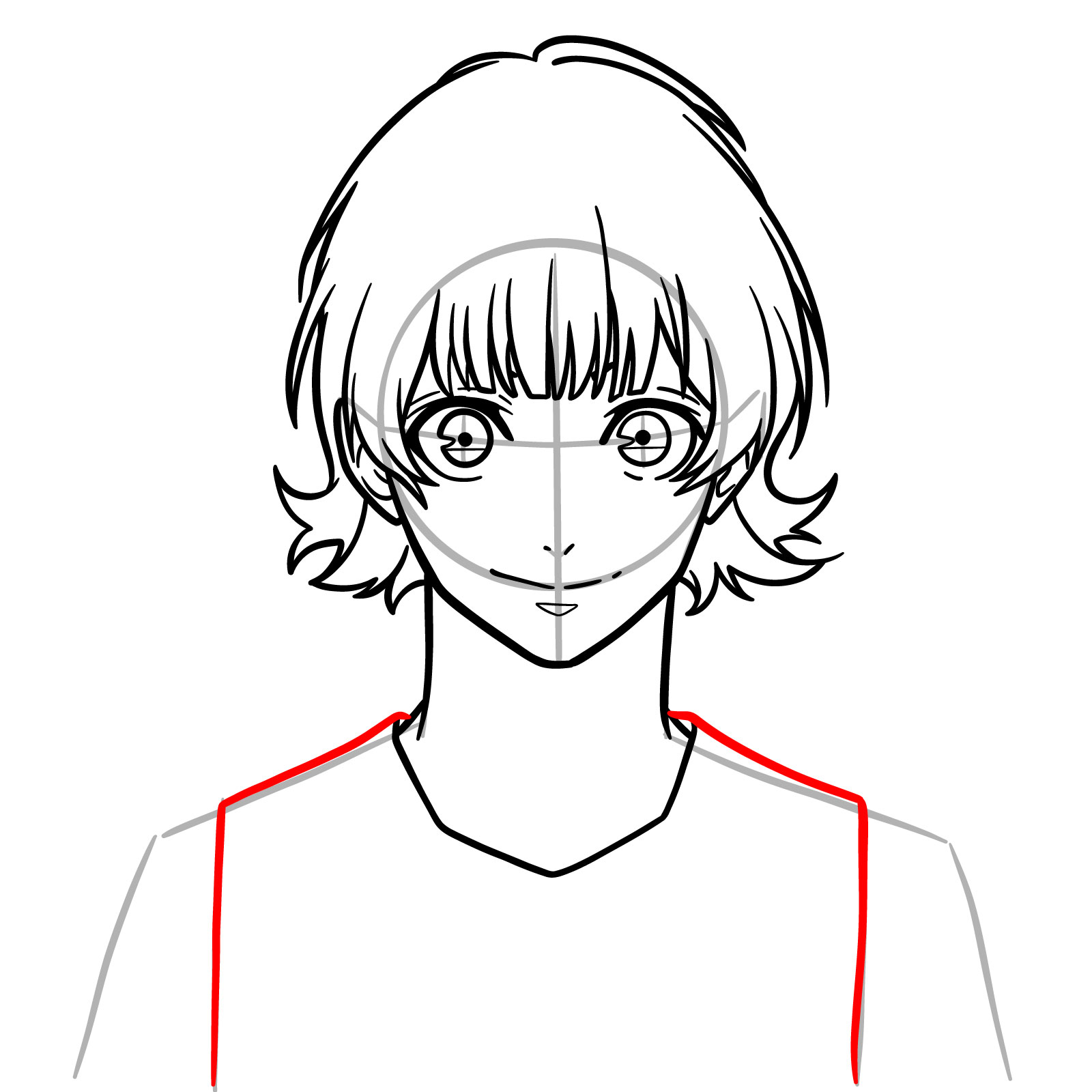How to Draw Meguru Bachira from Blue Lock - step 12