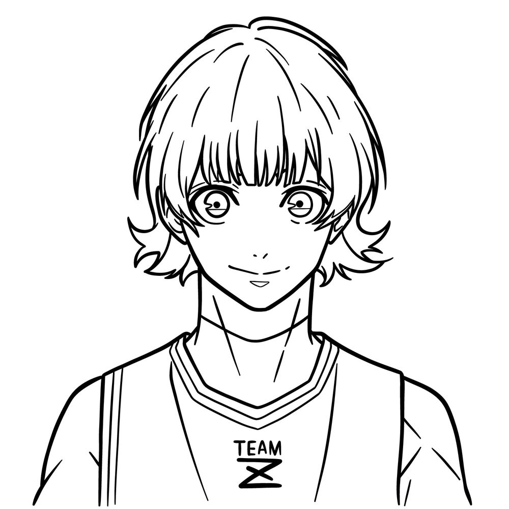 How to Draw Meguru Bachira: Blue Lock Character Guide