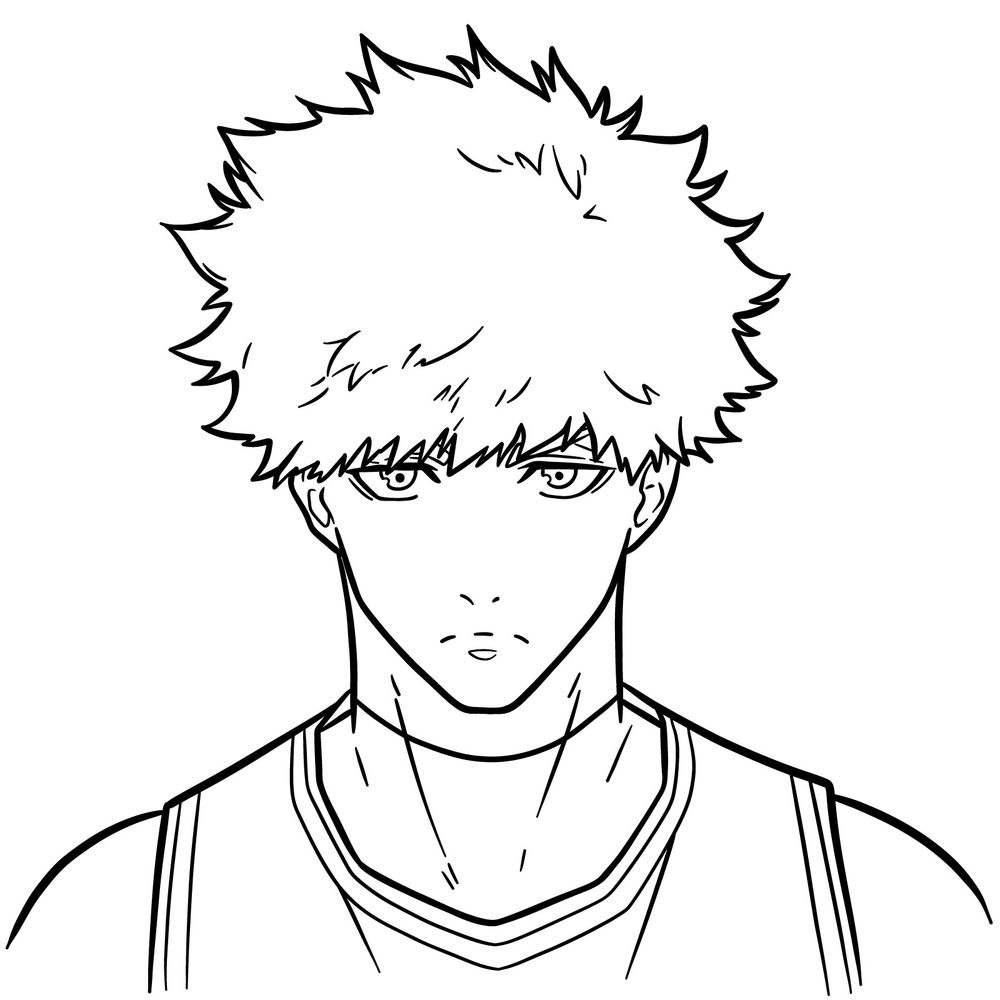 How to Draw Rensuke Kunigami – Blue Lock Drawing Tutorial