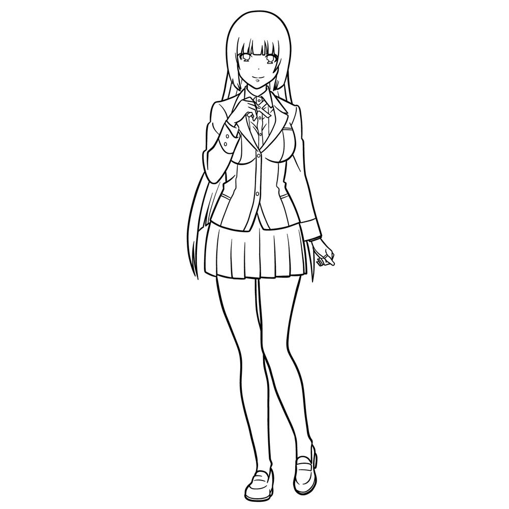 How to Draw Yumeko Jabami from Kakegurui Anime