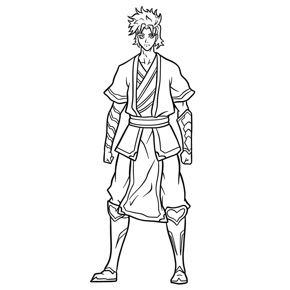 How to Draw Wenren Yixuan from Fog Hill of Five Elements
