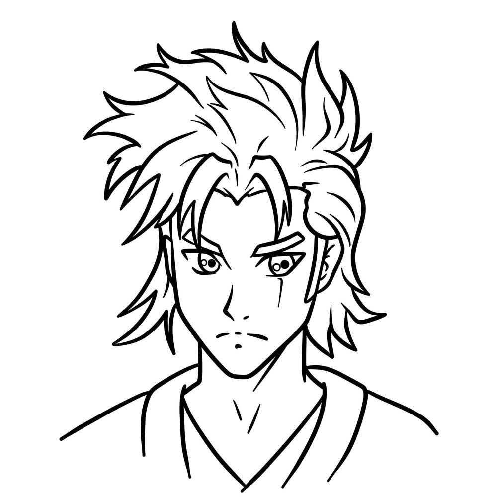 How to Draw Wenren Yixuan’s Face from Fog Hill of Five Elements