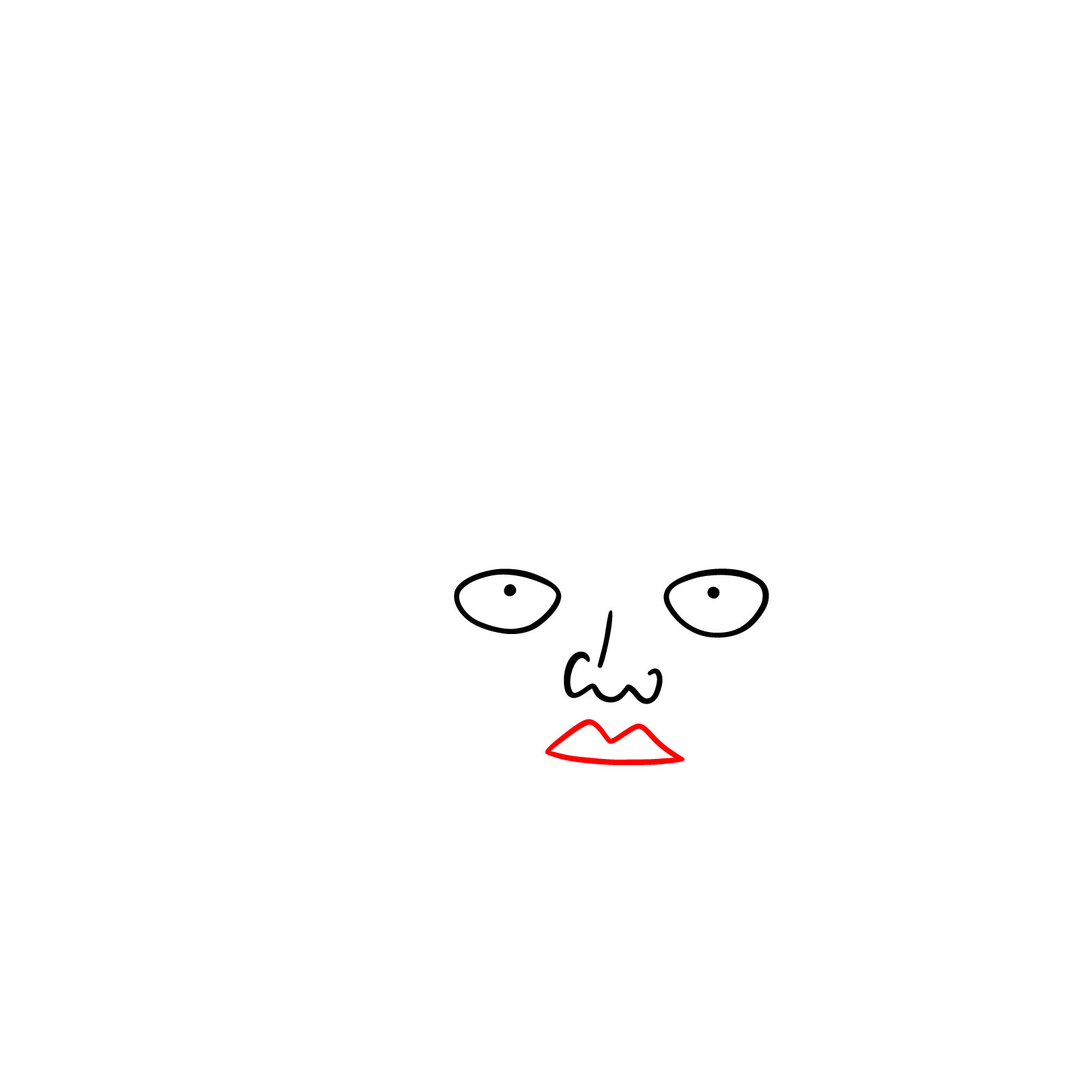 How to Draw Dimple from Mob Psycho 100 - step 03
