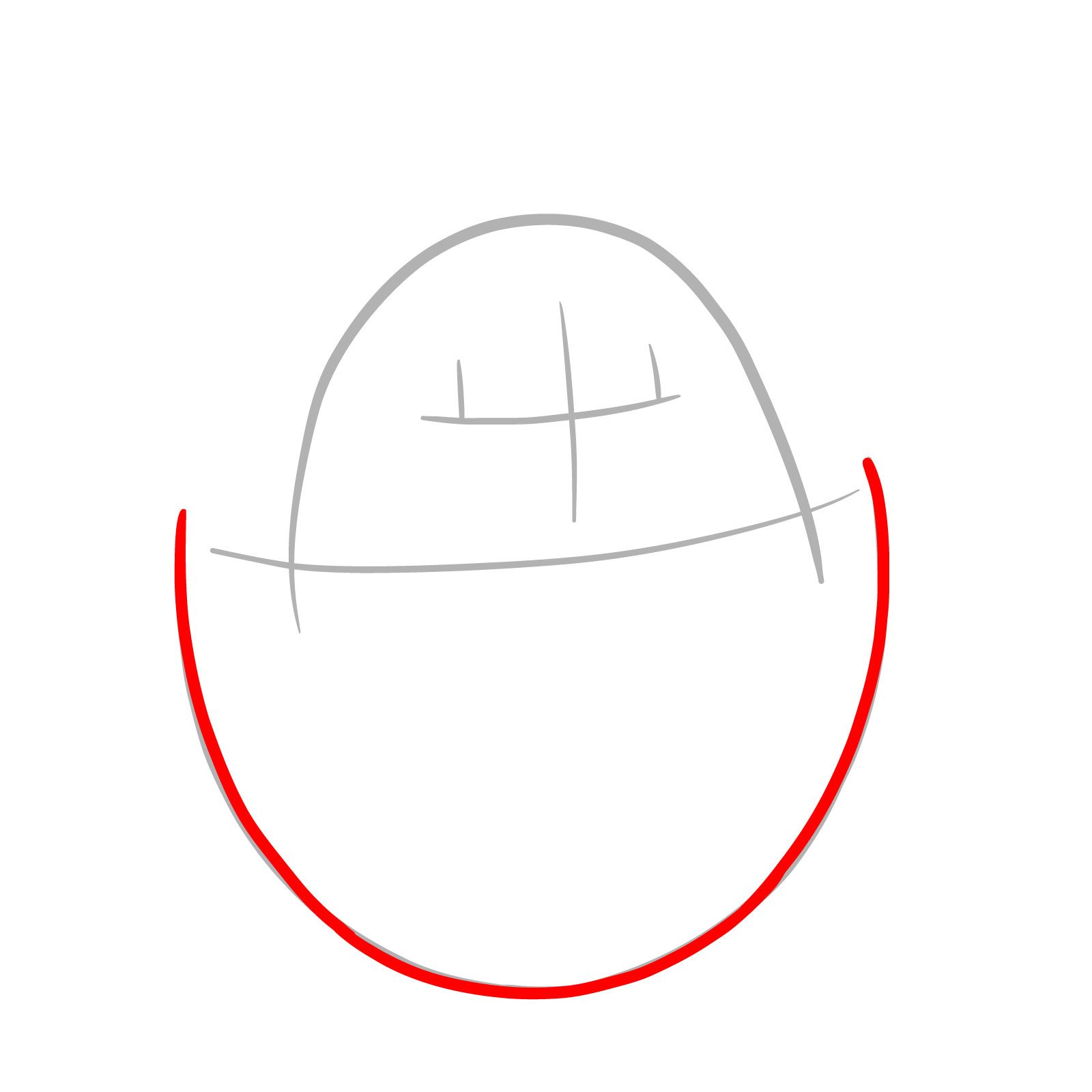 How to Draw a Chick Hatching from an Egg - step 02