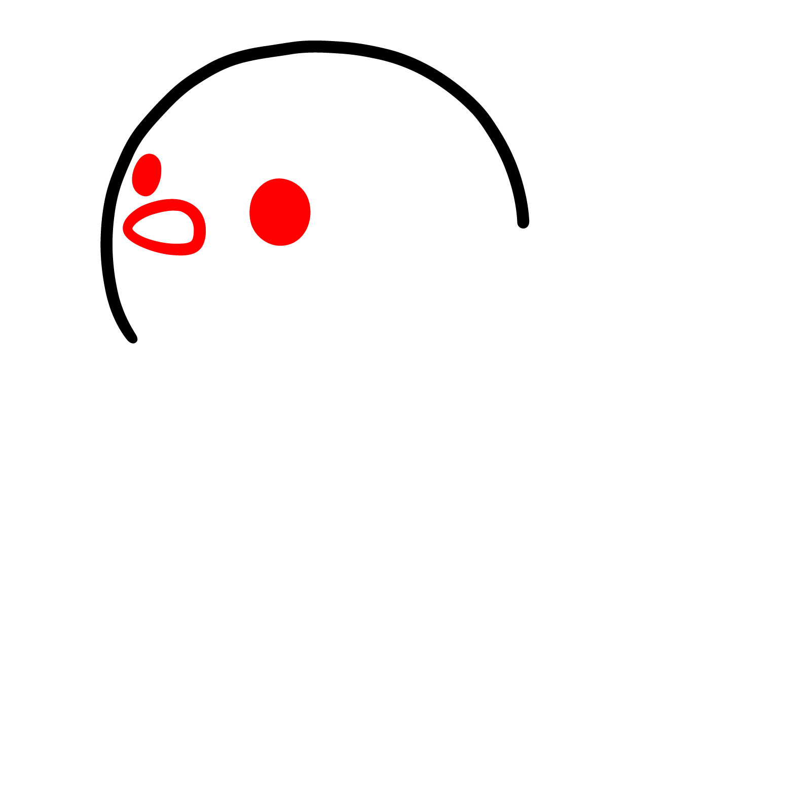How to Draw a Cartoon Chick - step 02
