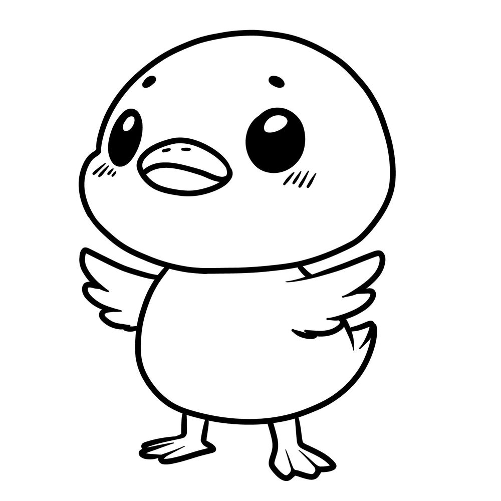 How to Draw a Chibi Duck: Baby Duck Drawing Guide