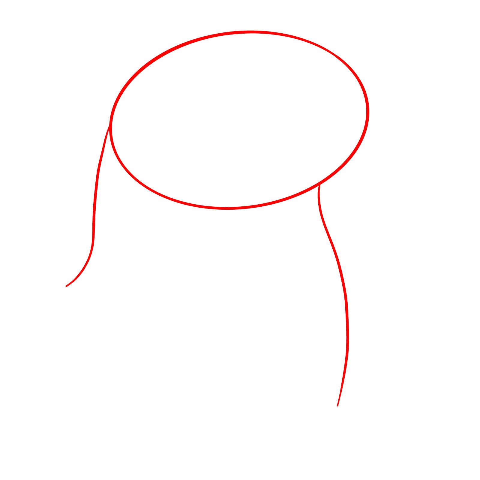 How to Draw a Golden Eagle Head - step 01