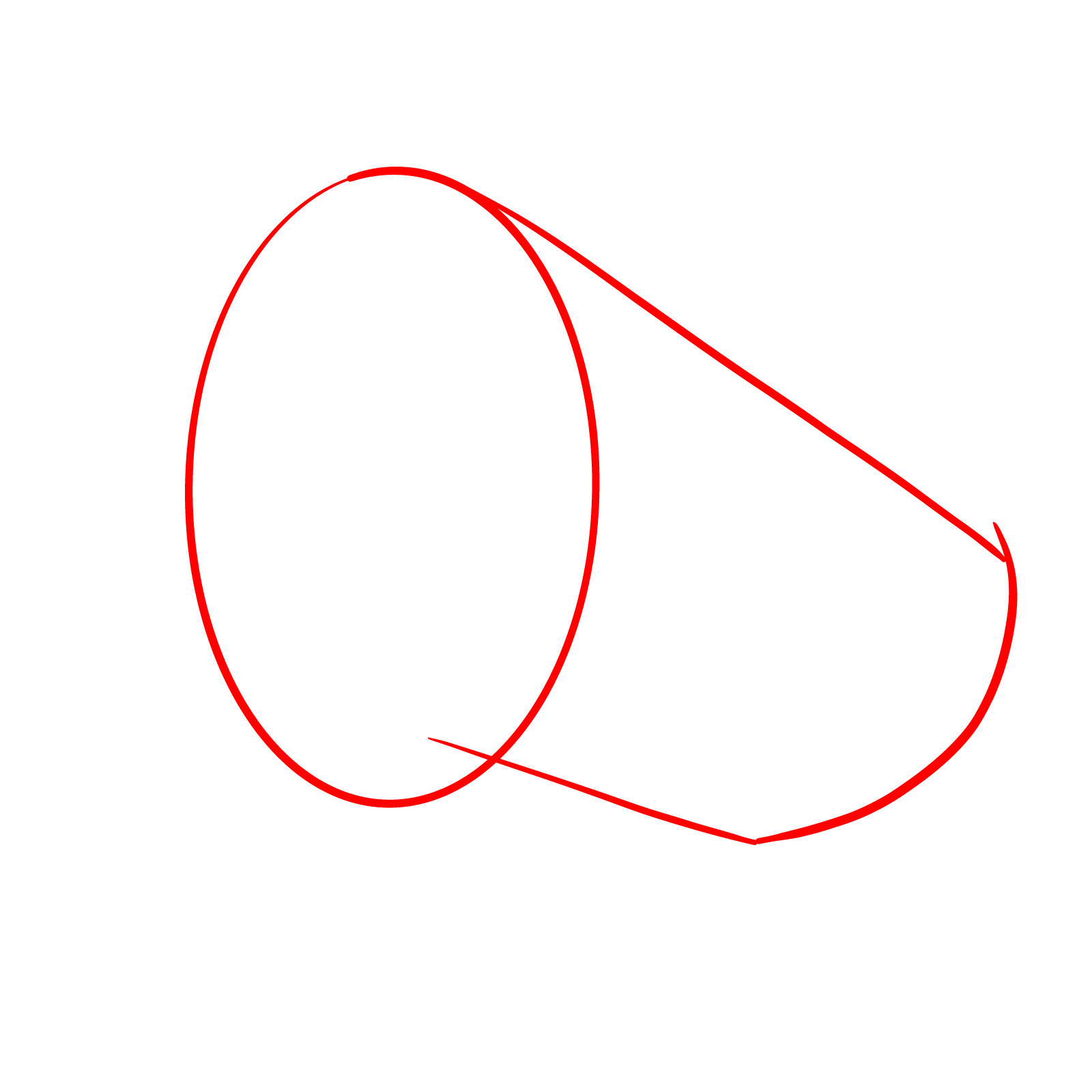 How to Draw a Hippo's Head in Profile - step 01